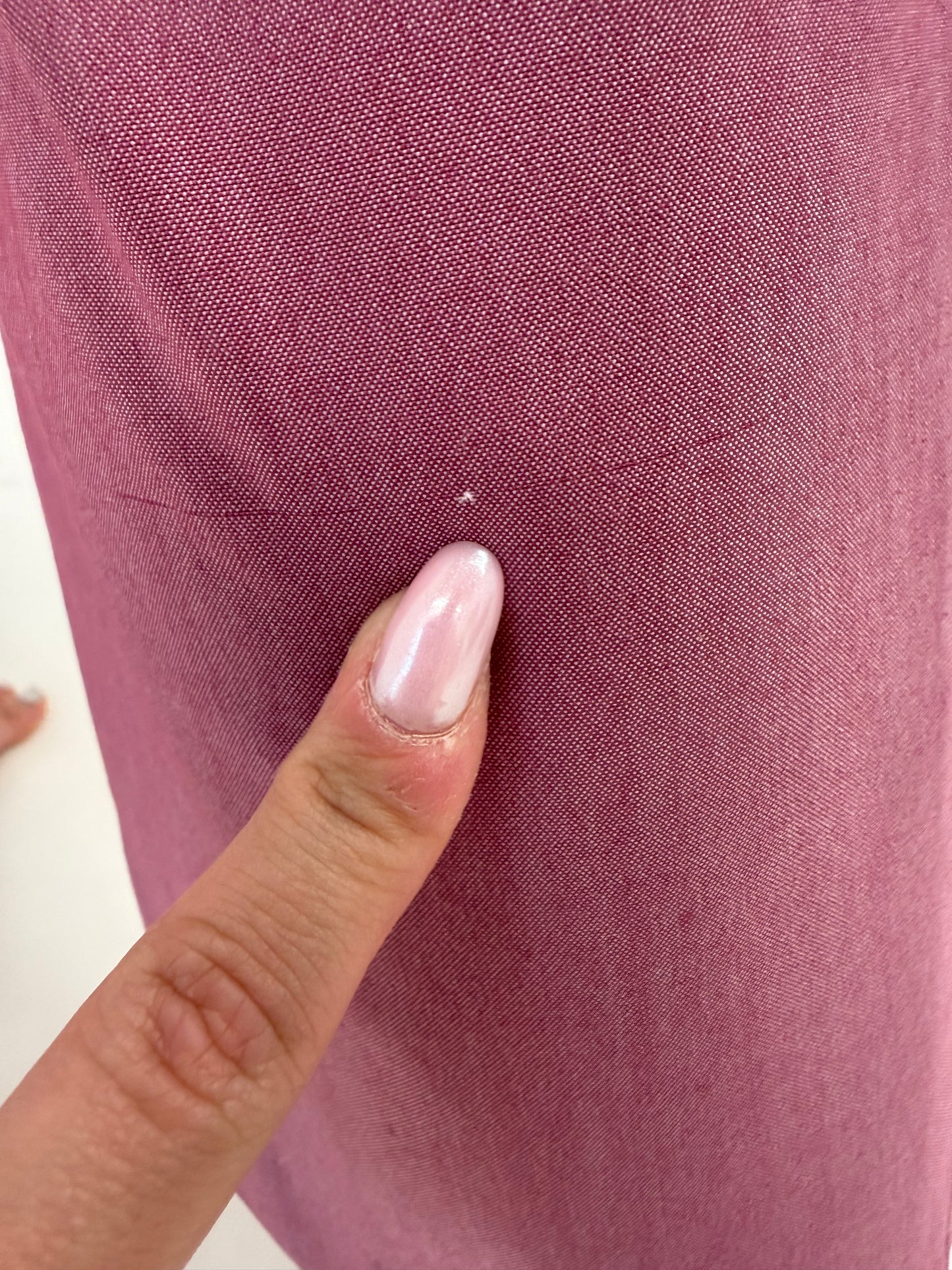 Pantaloni dusty rose Pink de vara cu talie ultra înaltă și solduri generoase