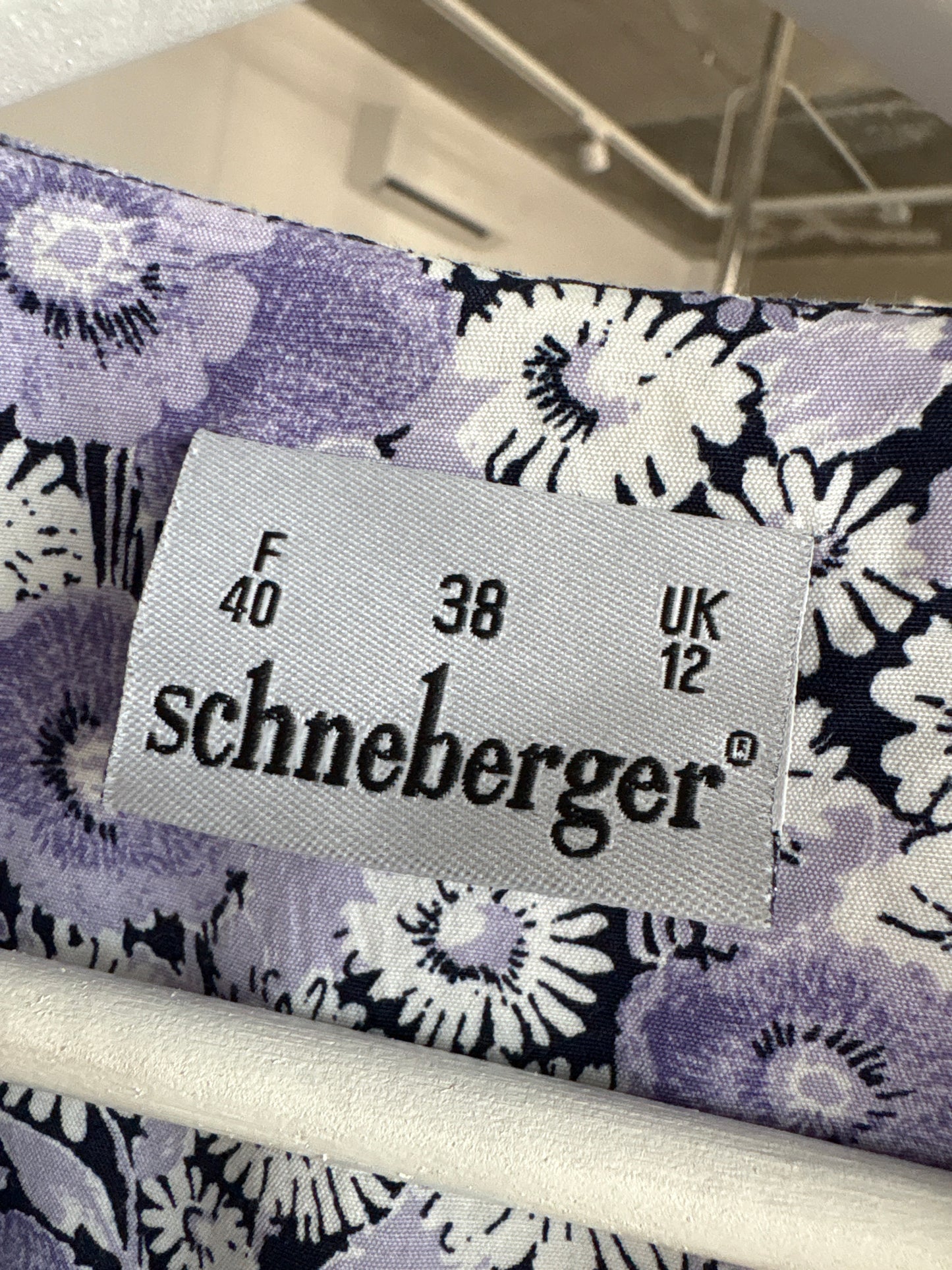 Set vintage cu print floral lavandă ultra confort