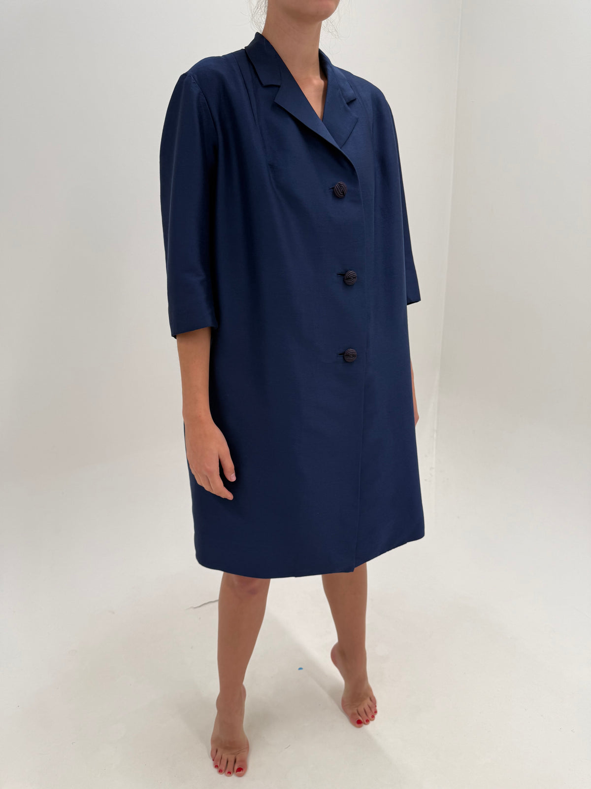 Robe-manteau old vintage anii 60 din lana extrafina ușor lucioasă