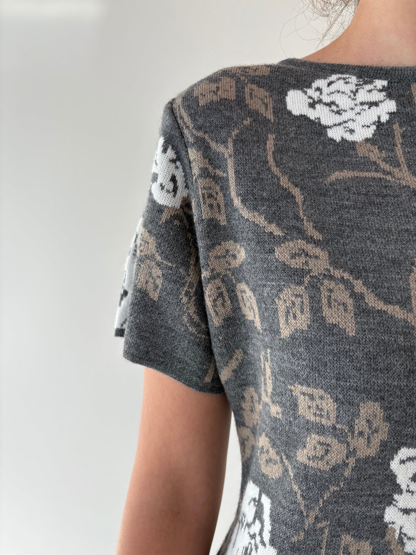 Rochie din jerse excepțional de gramaj mare din lana merino extrafina