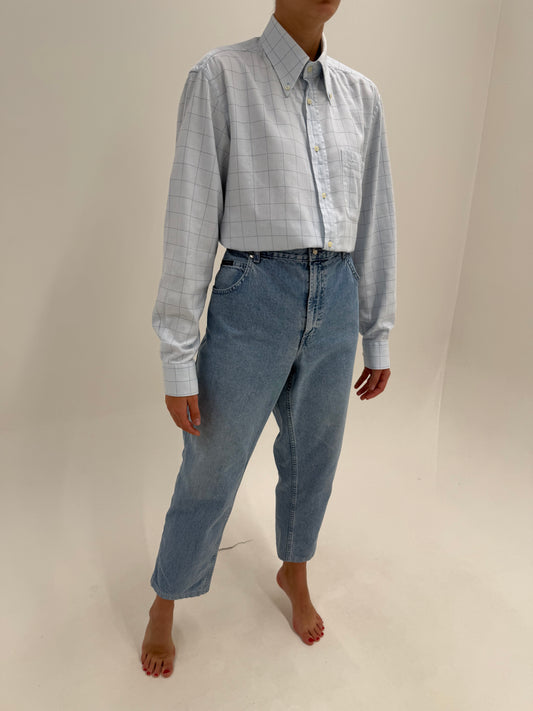 Jeans Valentino vintage classic wash and fit din bumbac plin