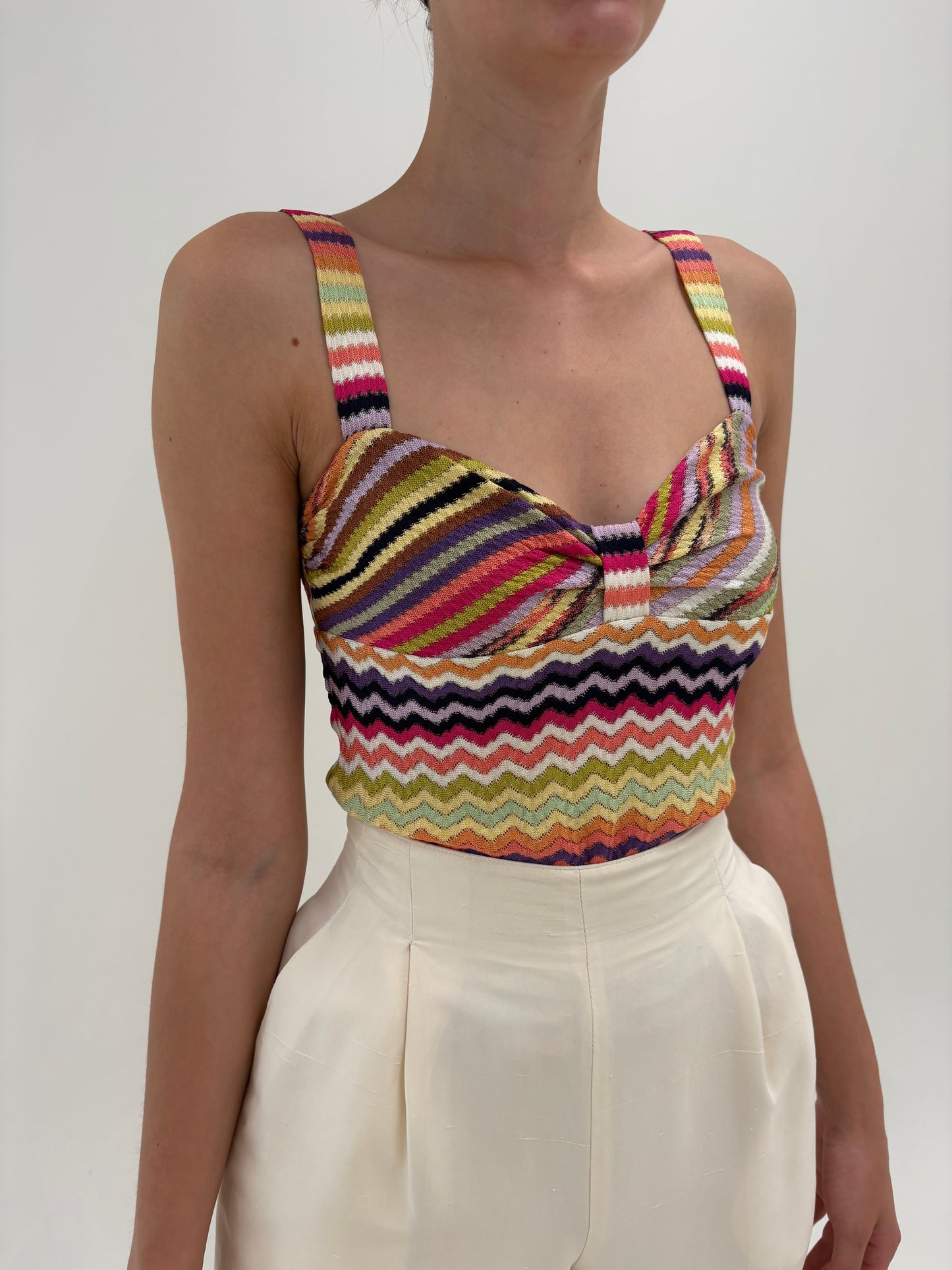 Top Missoni de vară din jerse specific brandului