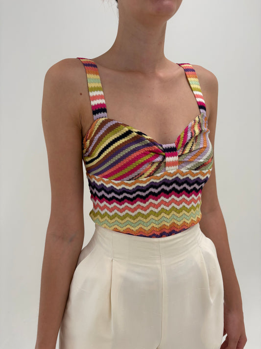 Top Missoni de vară din jerse specific brandului