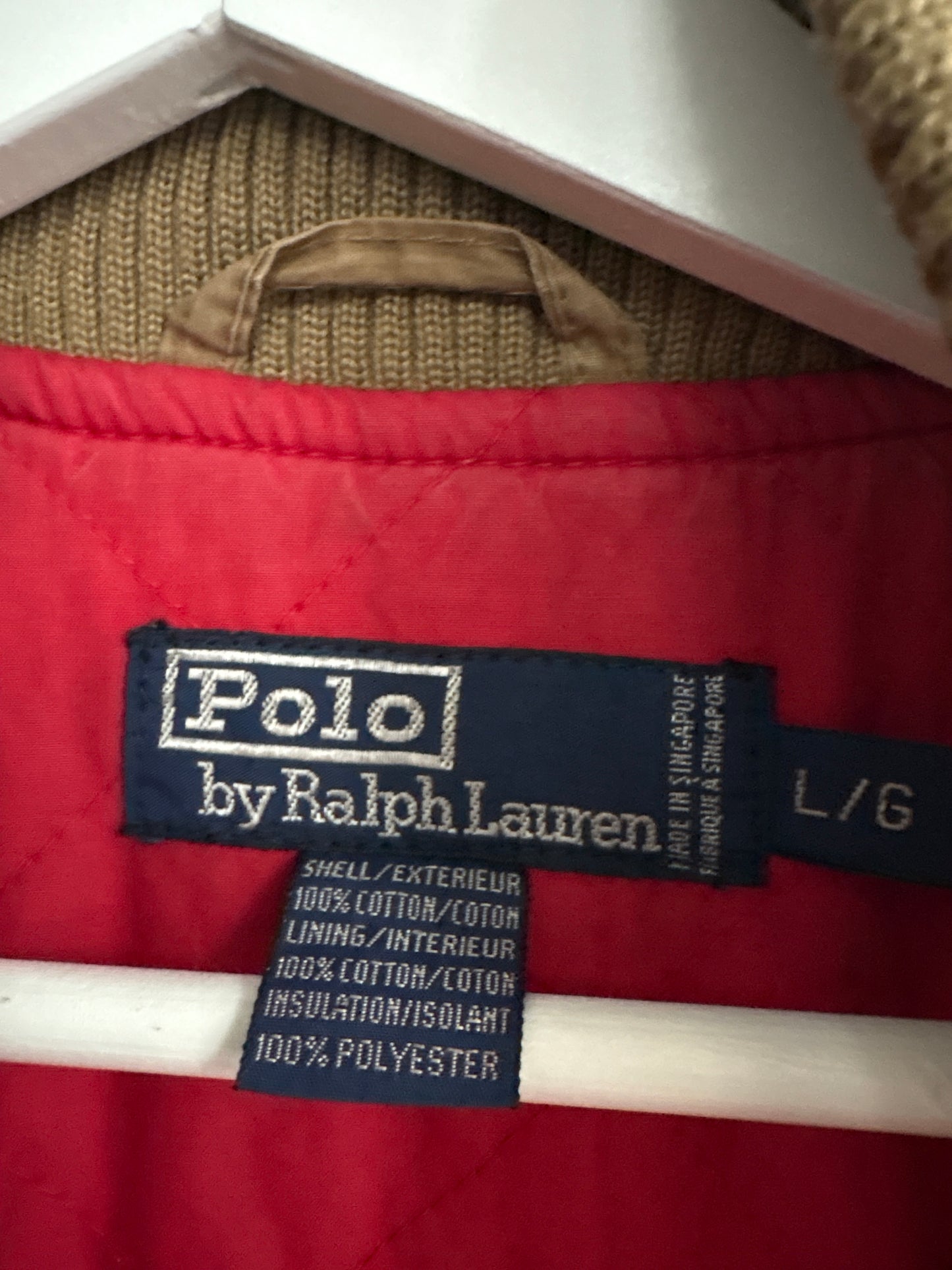 Geacă matlasata Ralph Lauren camel