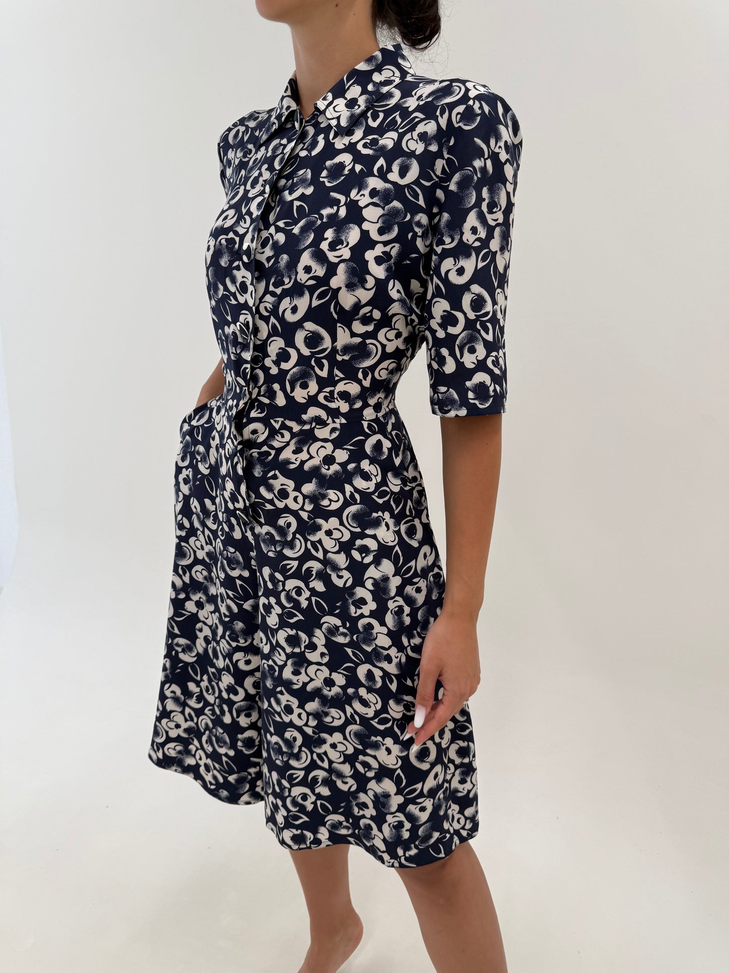 Salopetă din twill de mătase naturală de brand luxury italian Mariela Burani
