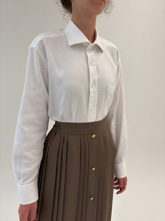 Cămașa premium din poplin de bumbac texturat