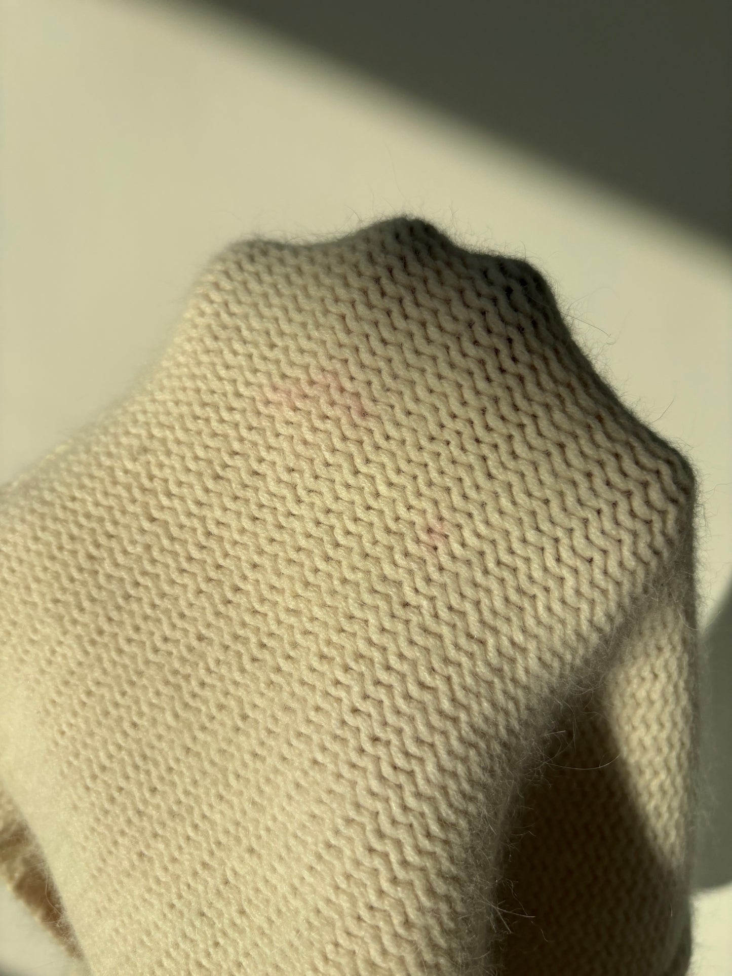 Capa din cașmir Tommy Hilfiger High end butter white