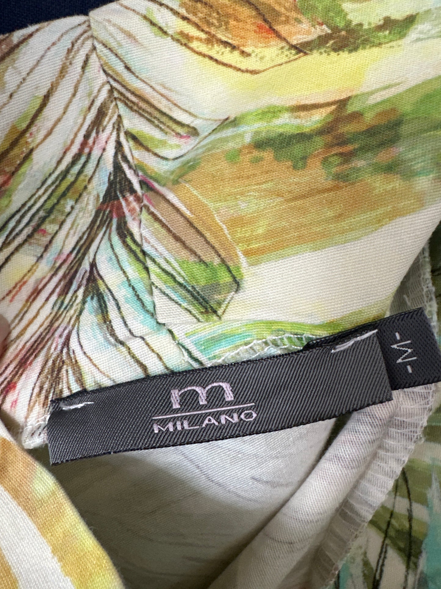 Fustă cu talie ultra marcată înaltă cu print superb organic