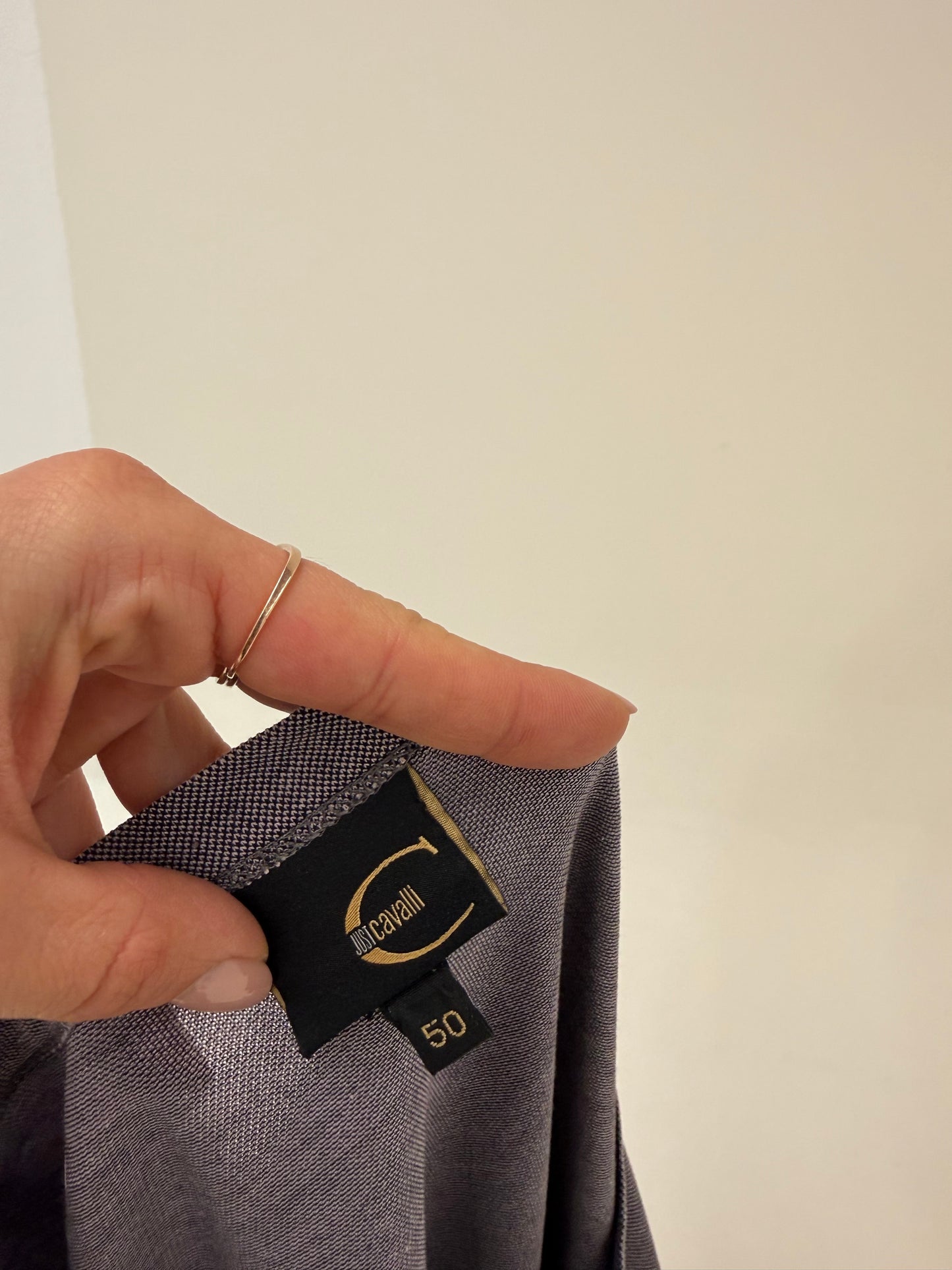 Bluză Roberto Cavalli din bumbac premium cu influențe casual