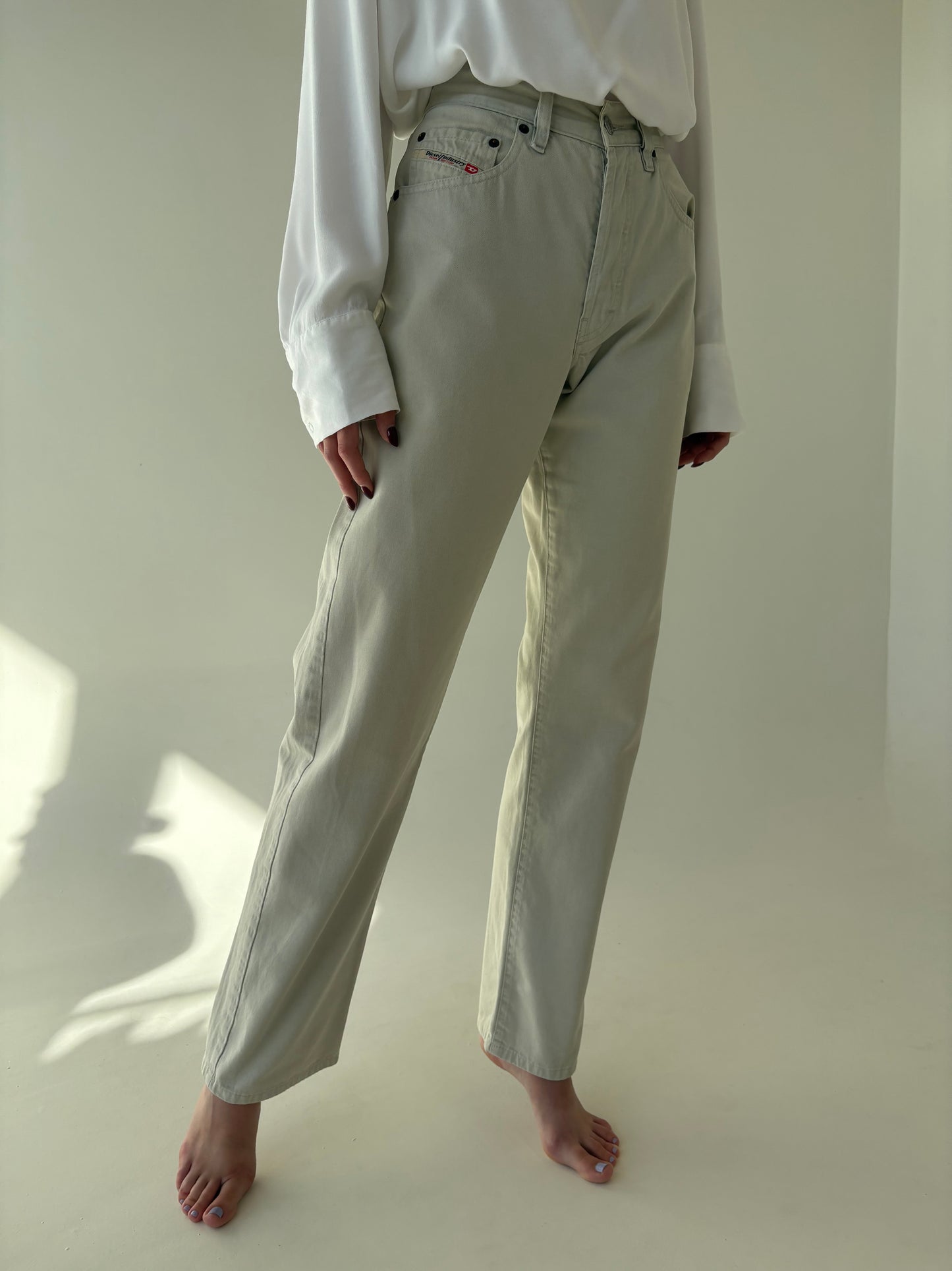 Jeans tall super premium Diesel light nude