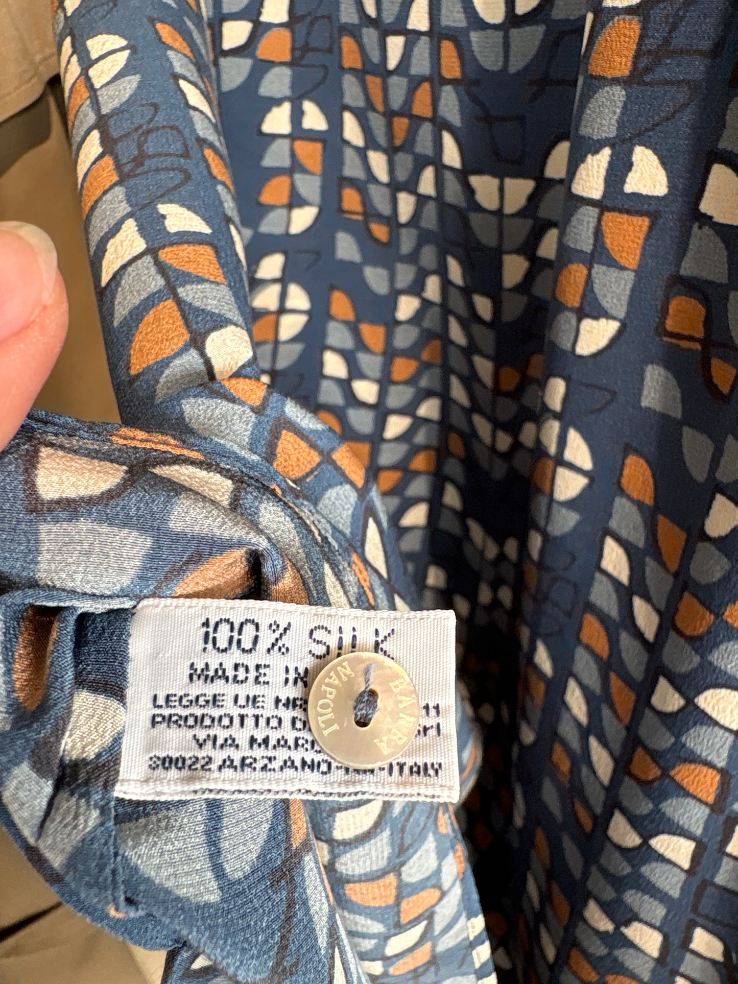 Cămașa luxury italiană în croi actual din mătase naturală mata