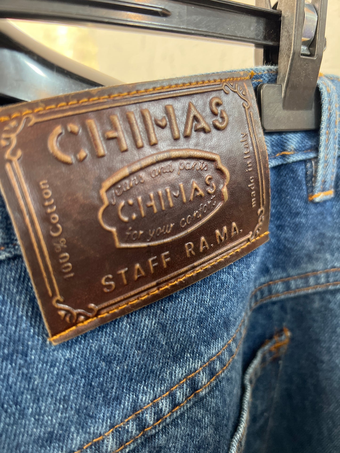 Jeanși vintage premium cu talie înaltă clasic fit & wash