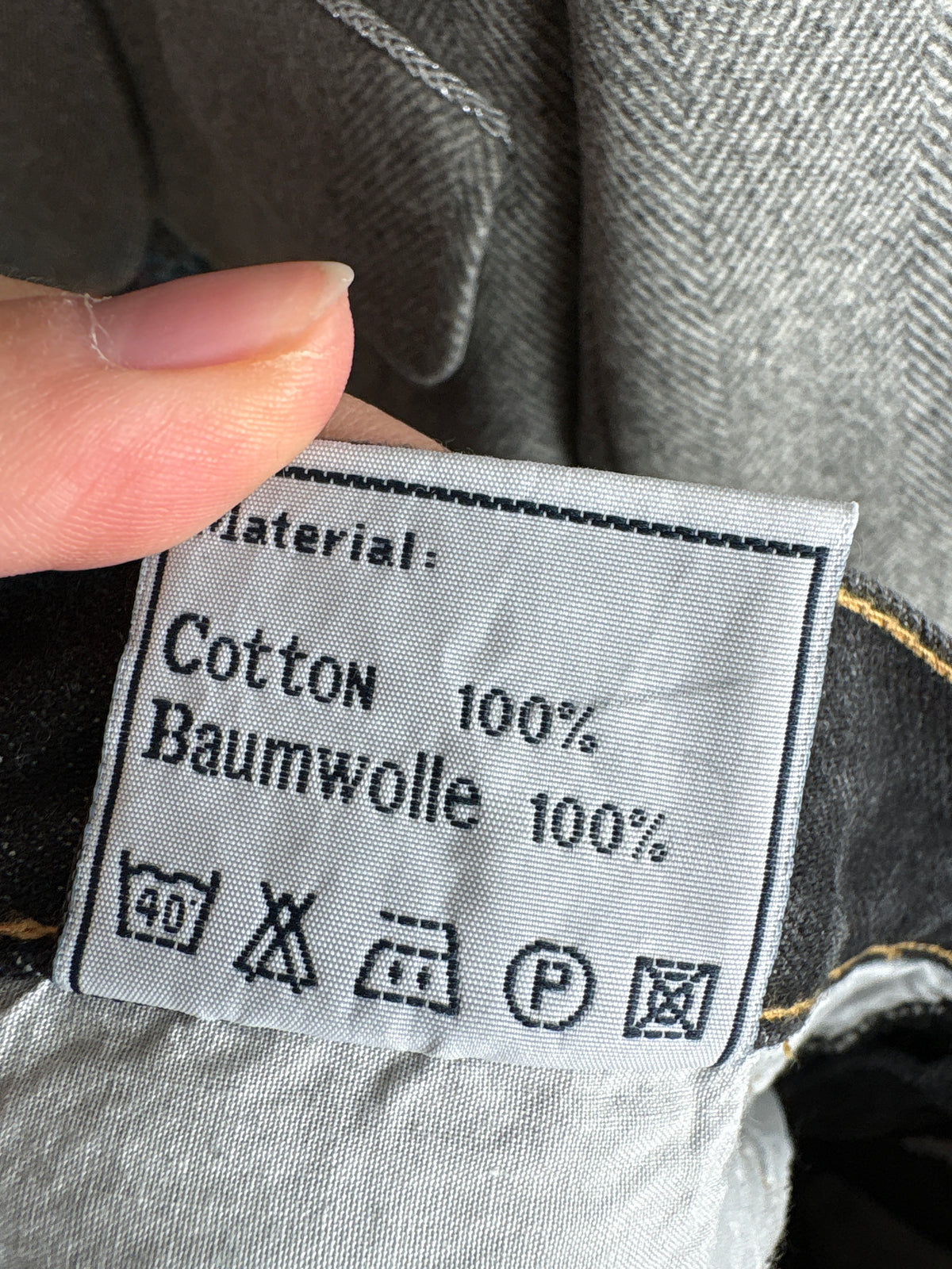 Jeans vintage negri premium tall din bumbac gros structurat în croi revenit în trend