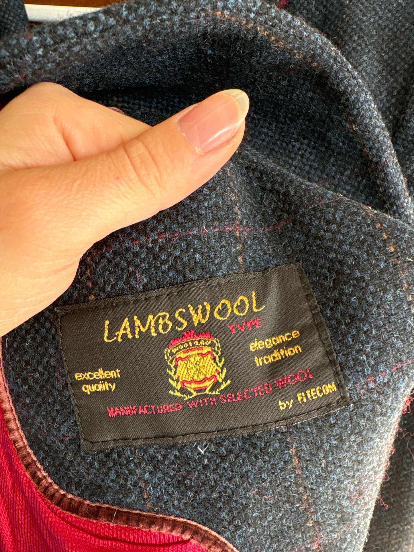 Sacou din tweed Donegal cu închidere tip smoking