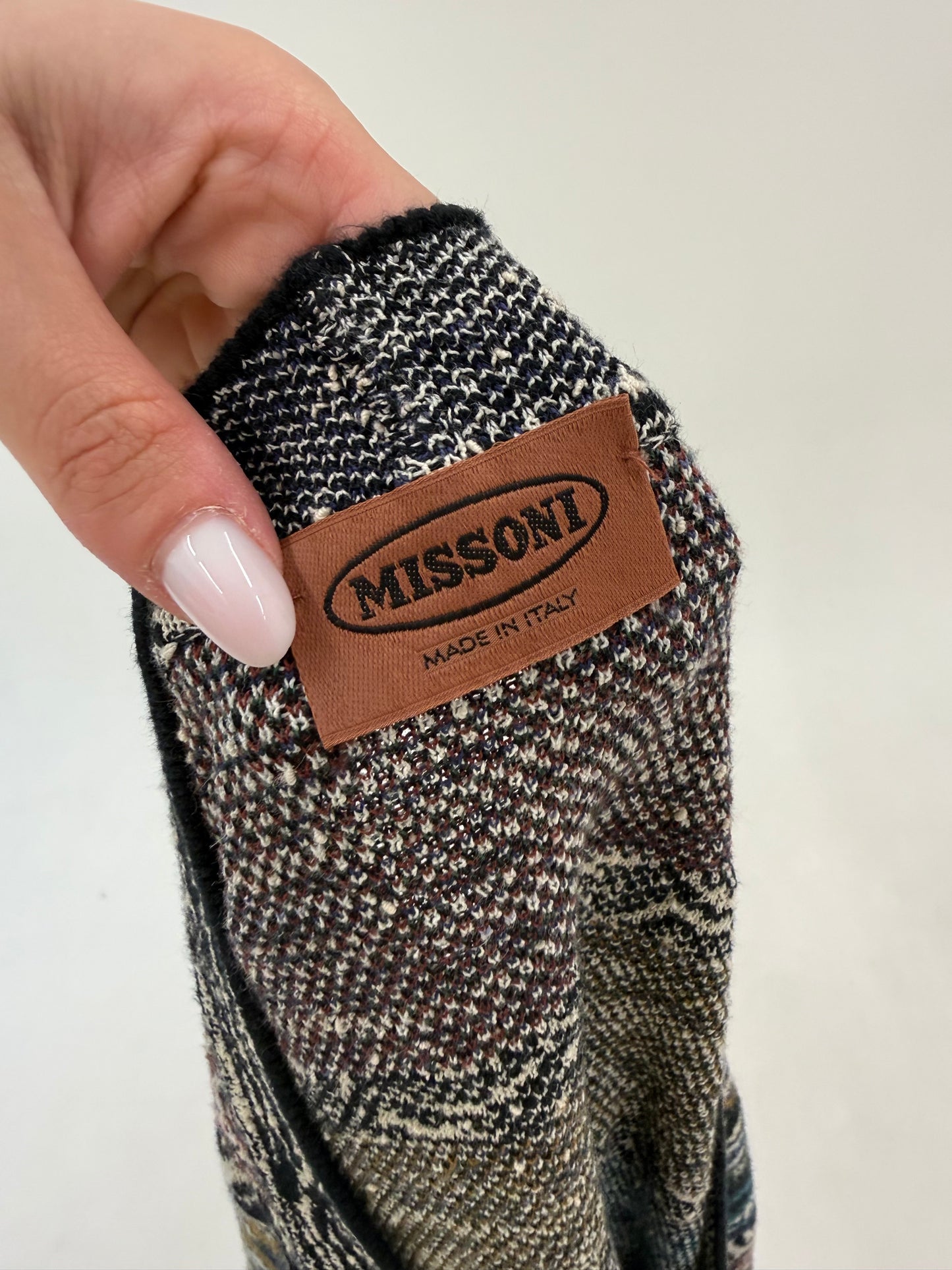 Cardigan Missoni excepțional de vară din jerse specific brandului