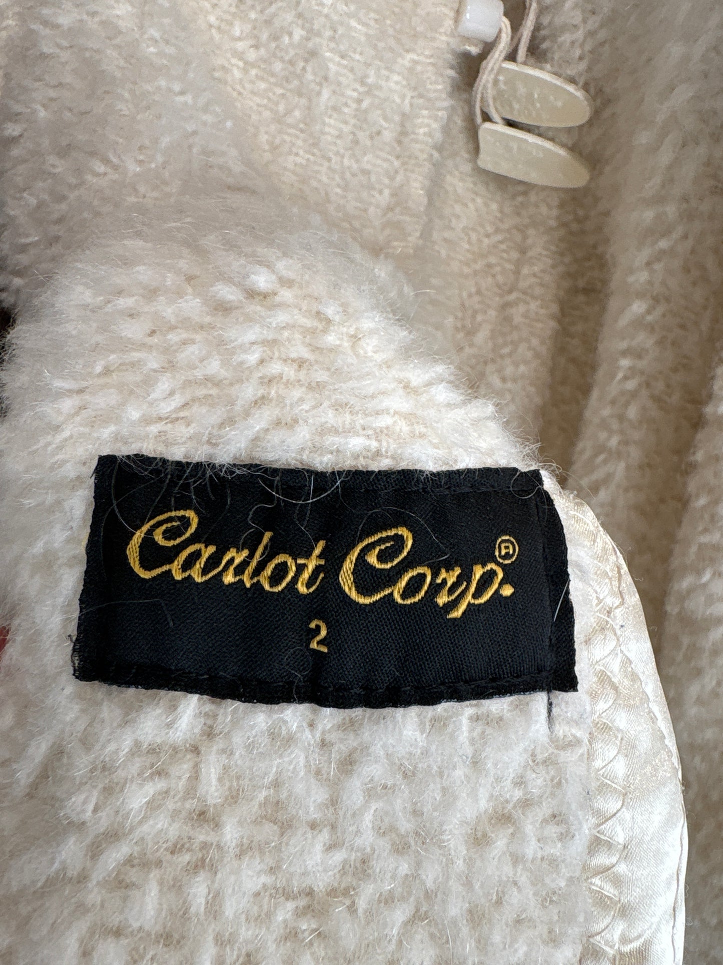 Palton cambrat old vintage early 70s din boucle excepțional de lana