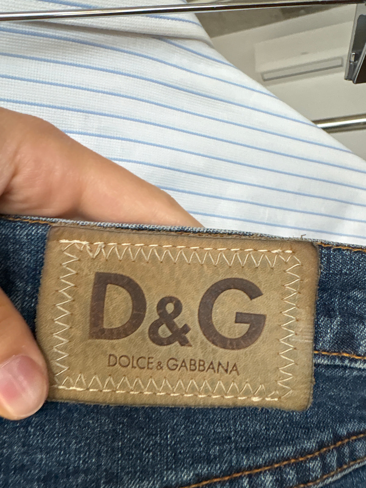 Jeans Dolce&Gabbana vintage tall clasic wash straight leg ultra confort