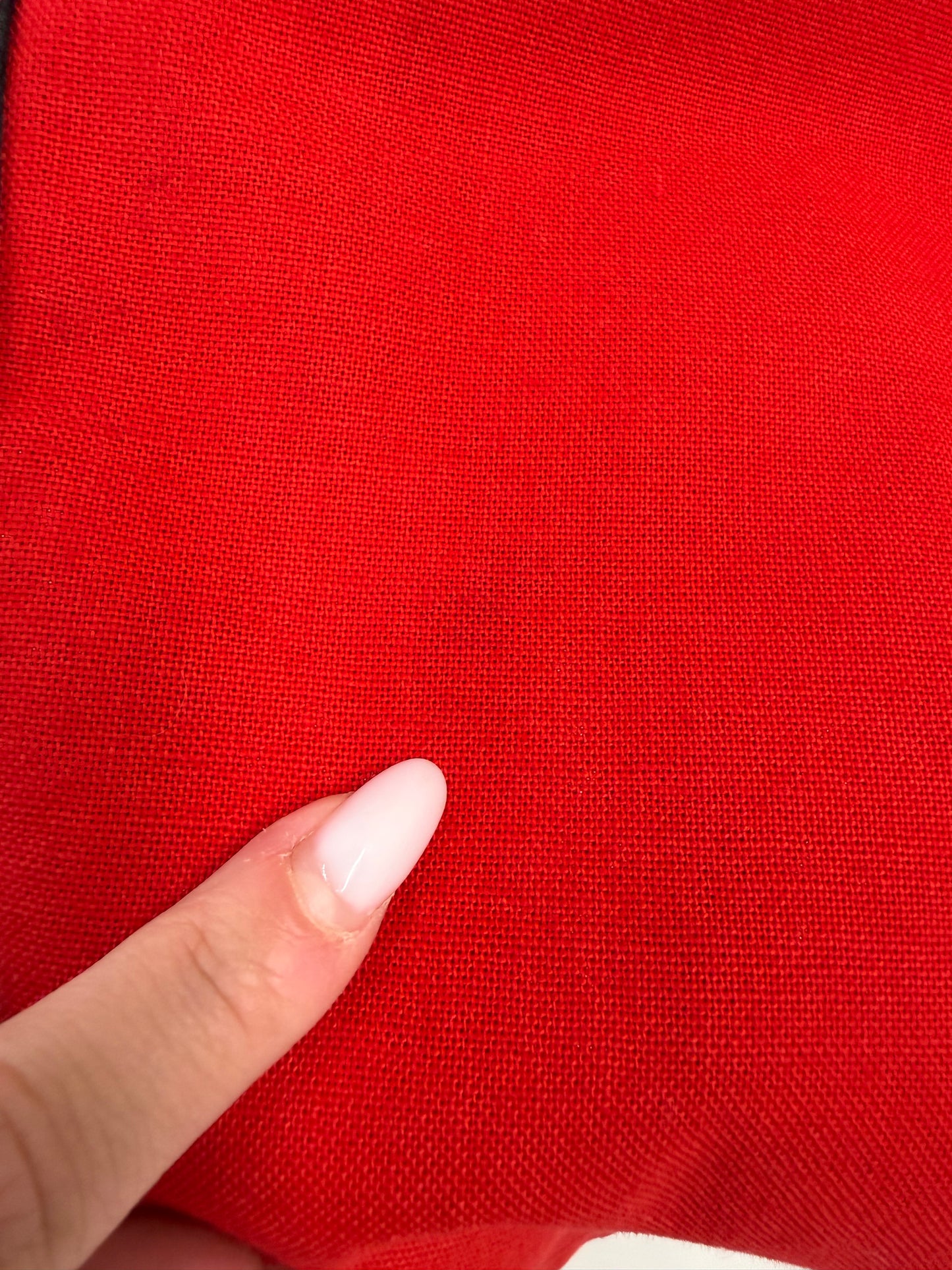 Tunica petite vintage cu broderie roșu Ferrari
