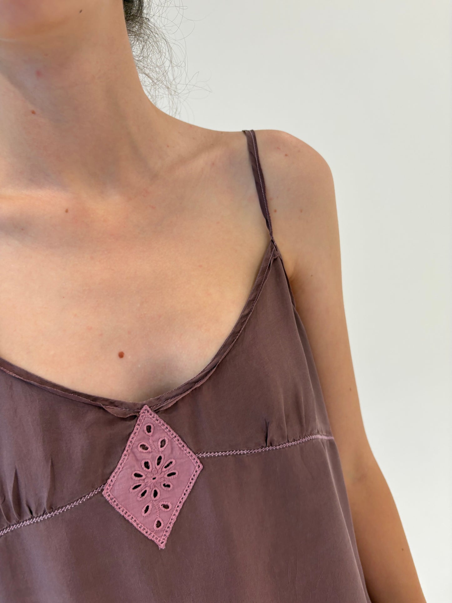 Top Max & Co by Max Mara din mătase naturală mată Rio furou