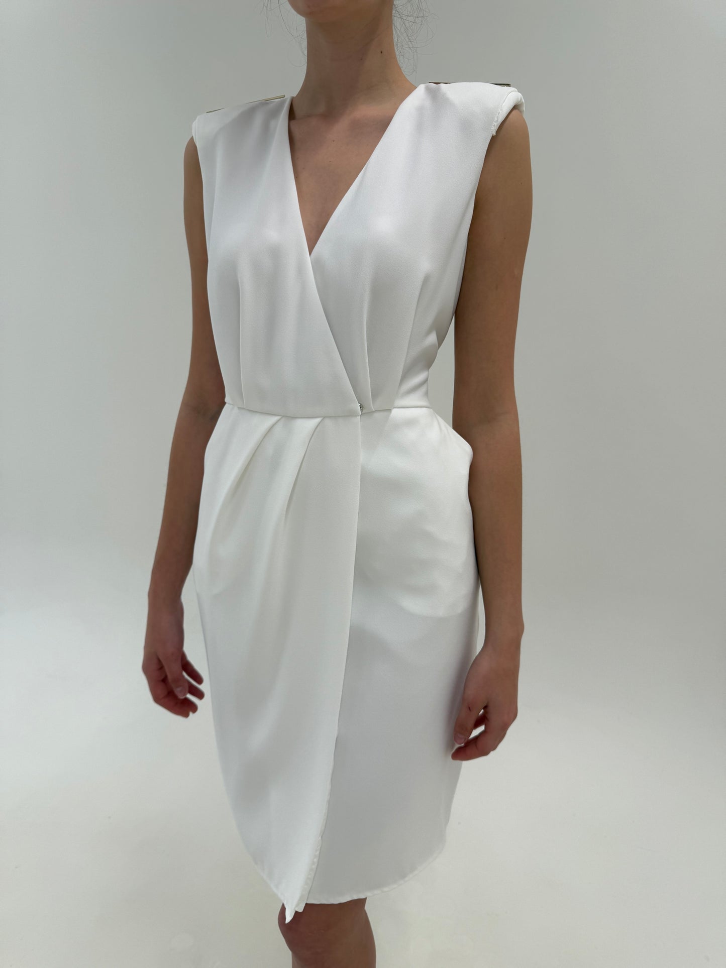 Rochie Elisabeta Franchi de la business la cocktail în croi petrecut