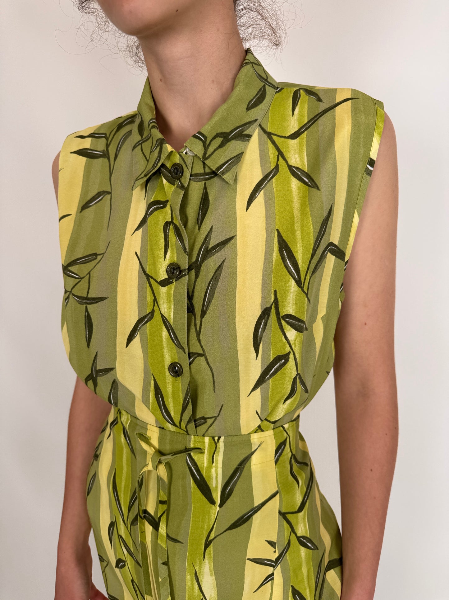 Set vintage italian în nuanțe de seaweed green
