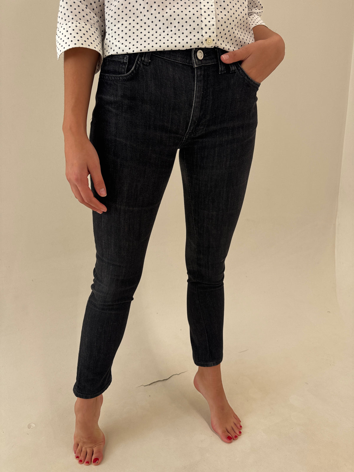 Jeans Versace ultra confort modelator negri