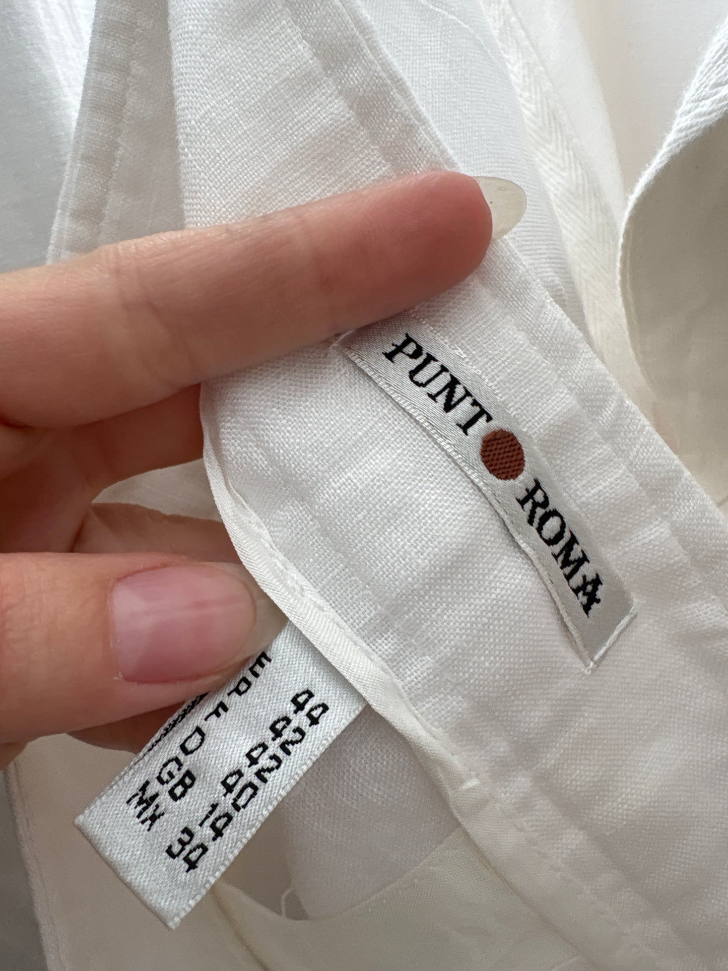Pantaloni tall italienești din in premium