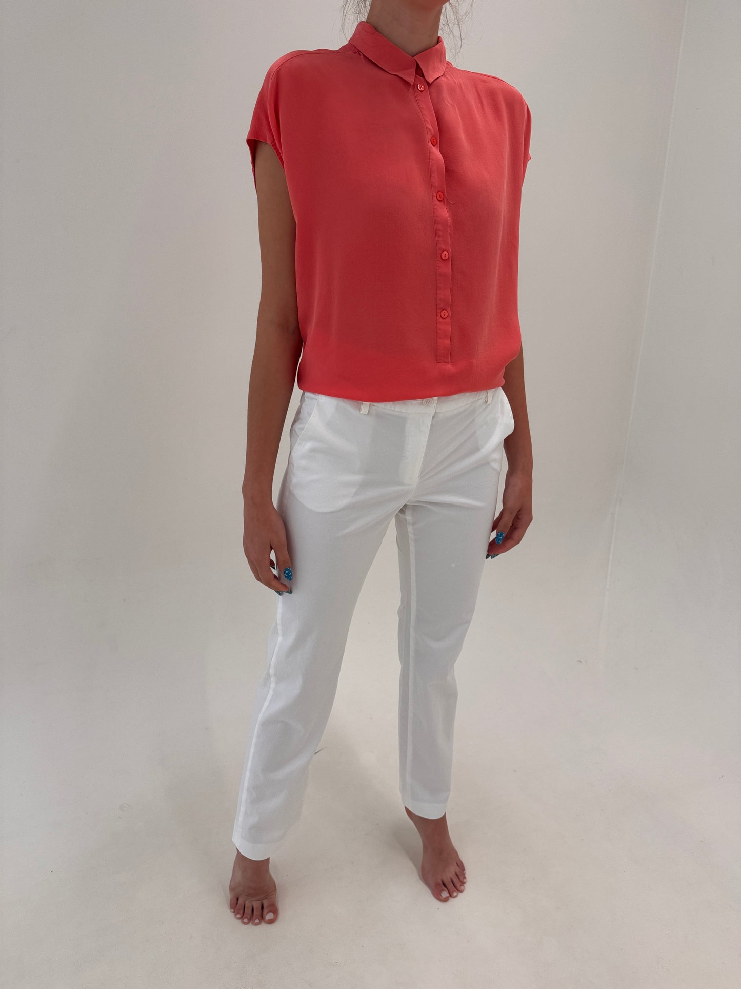 Pantaloni premium tall fin poplin ultra confort de bumbac