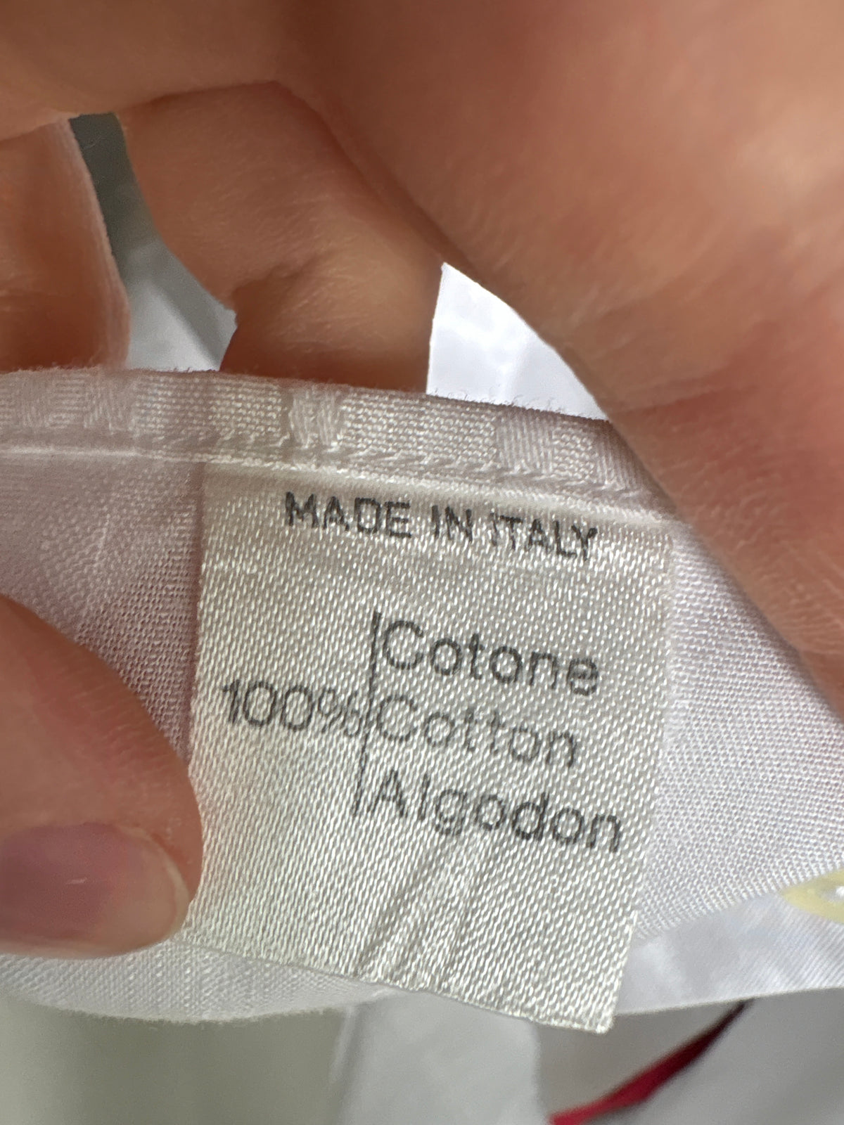 Cămașa Valentino vintage cu butoni de ceremonie din bumbac gros structurat excepțional