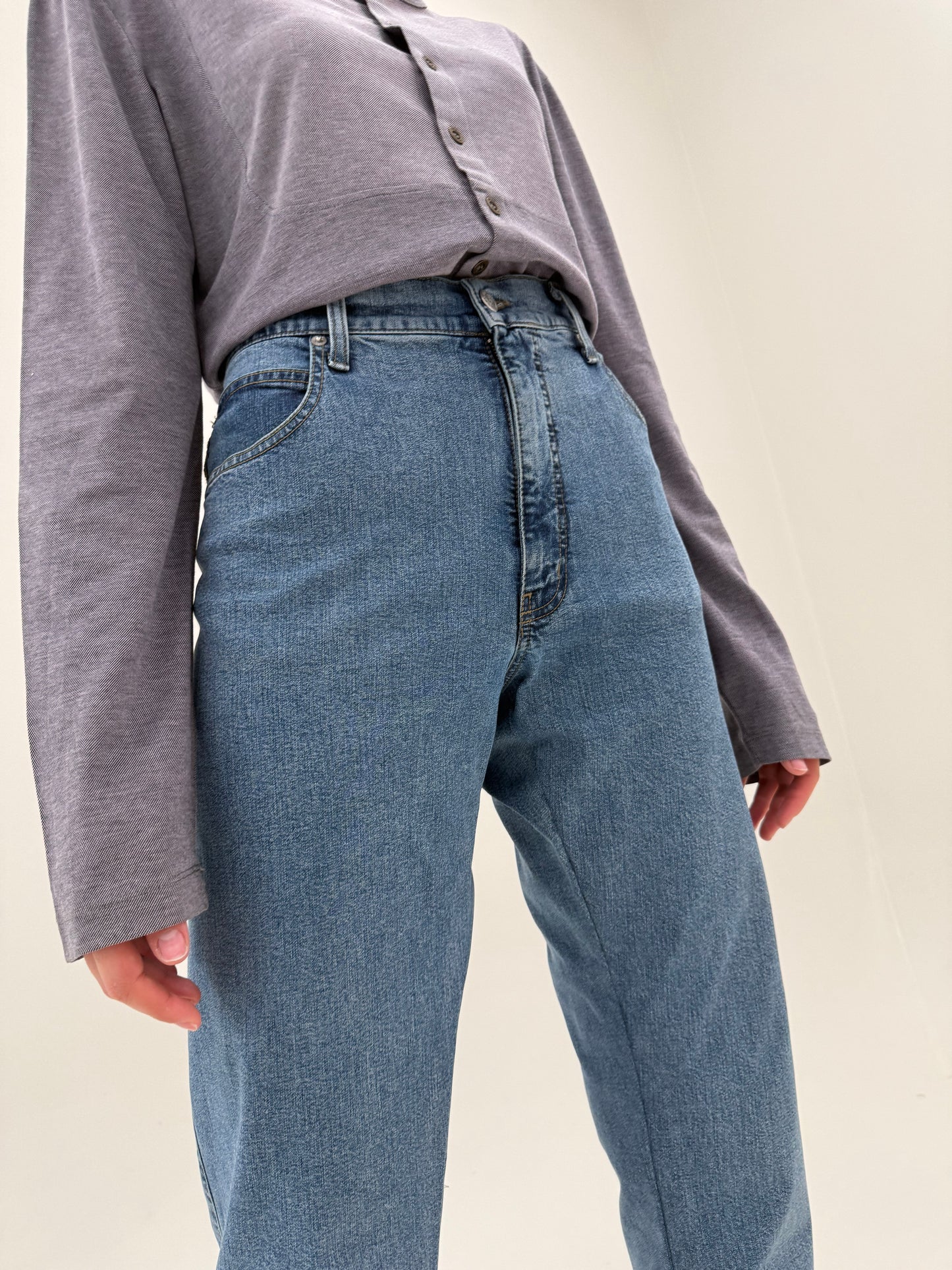 Jeans vintage Armani ultra confort modelatori tall lighter wash