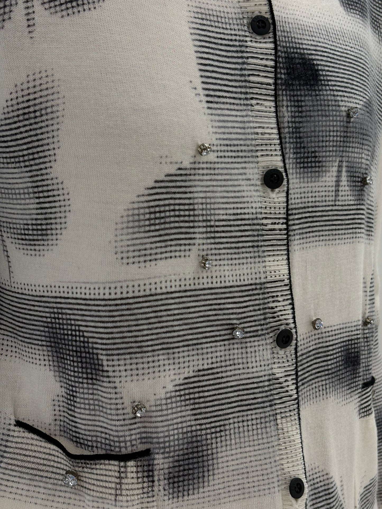 Cardigan Escada din lana extrafina cu aplicații manuale