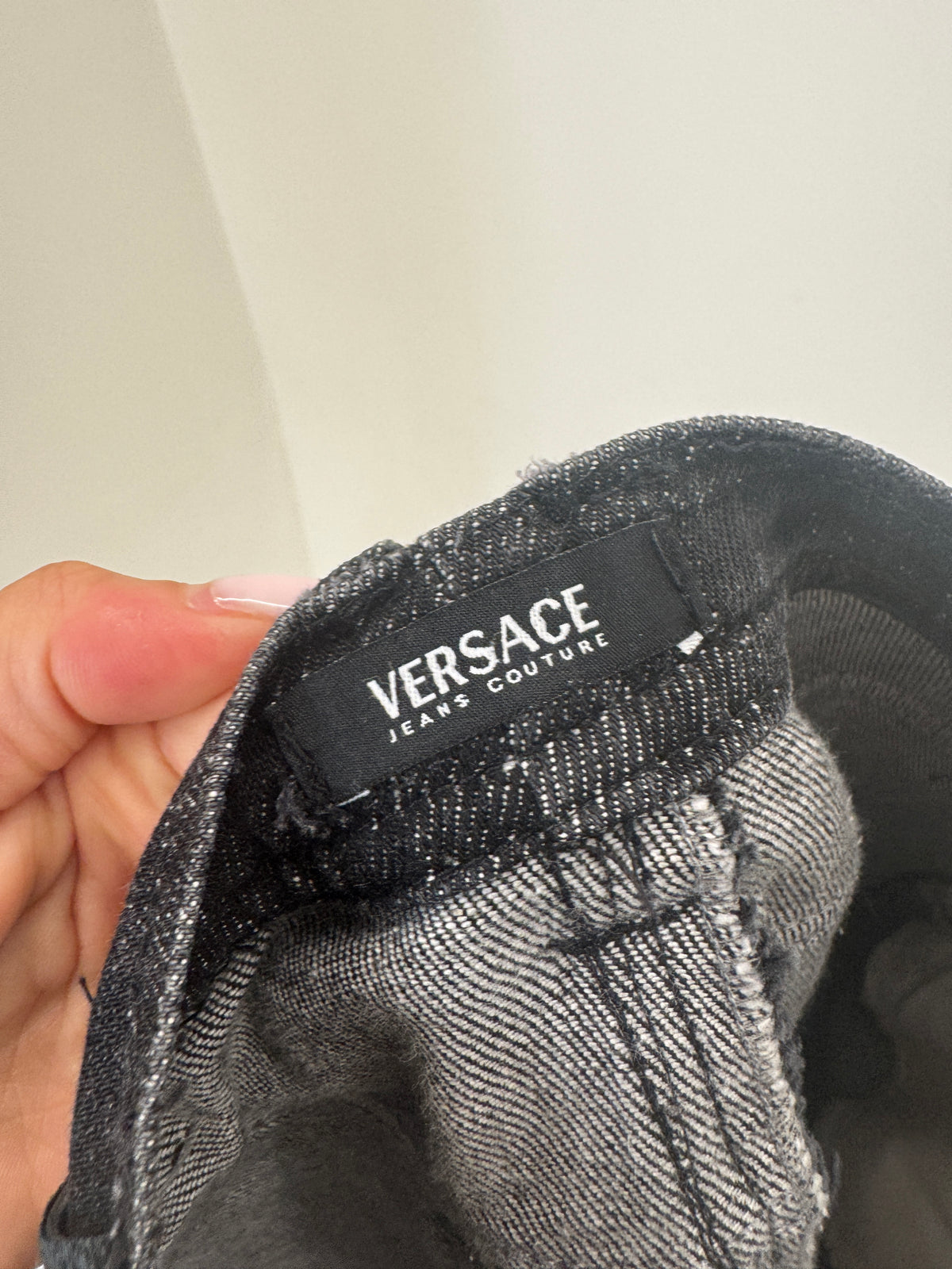 Jeans Versace ultra confort modelator negri