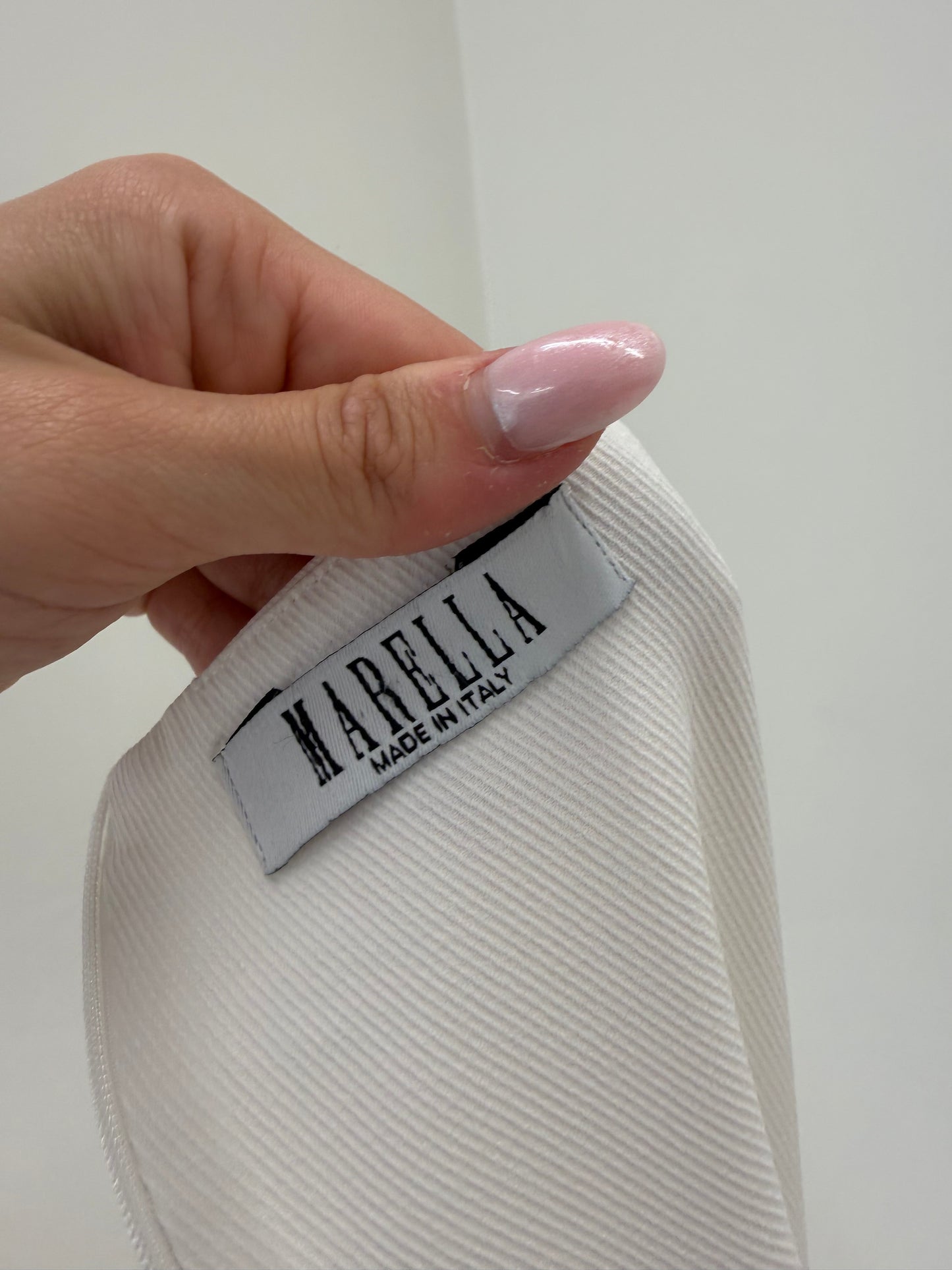 Rochie clasică Marella by Max Mara din bumbac  excepțional faille modelator