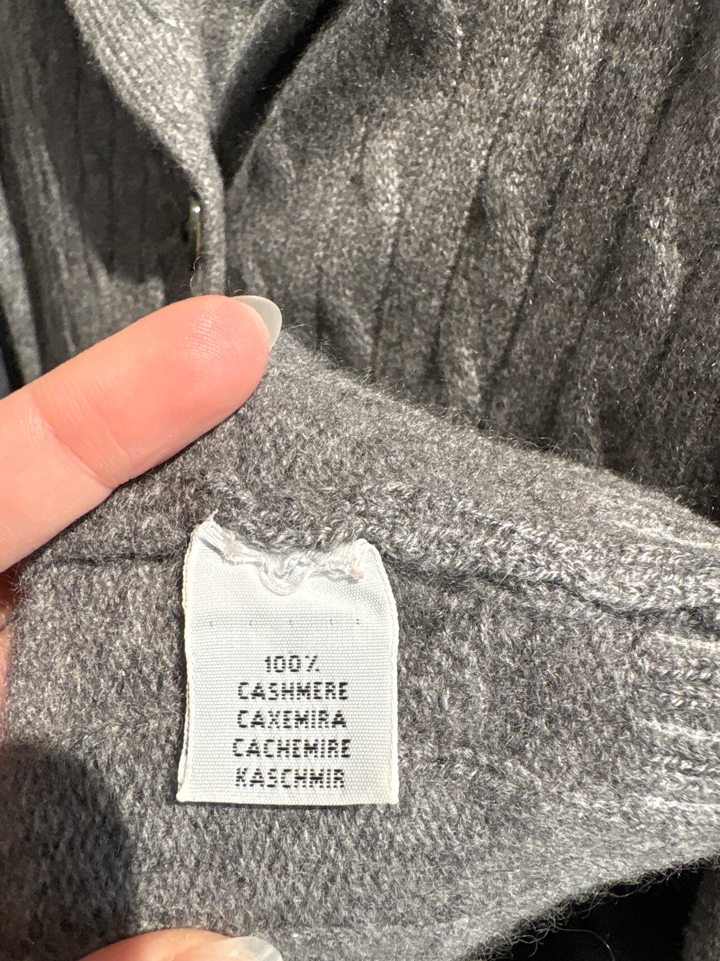 Sacou cambrat gros din cașmir high end multiply cu torsade