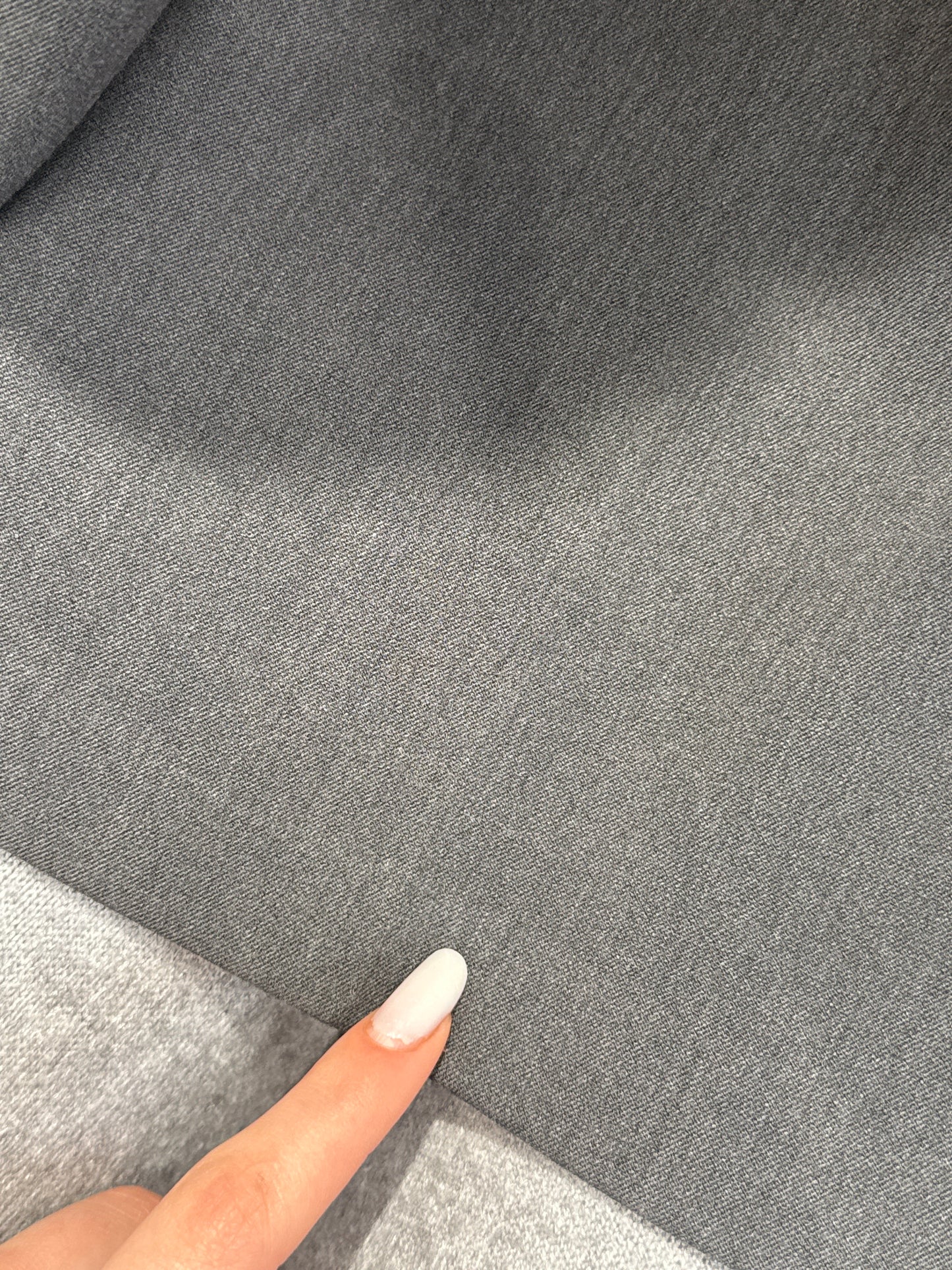 Pantaloni steel gray ușor evazați din lanita subțire de primăvară ultra confort