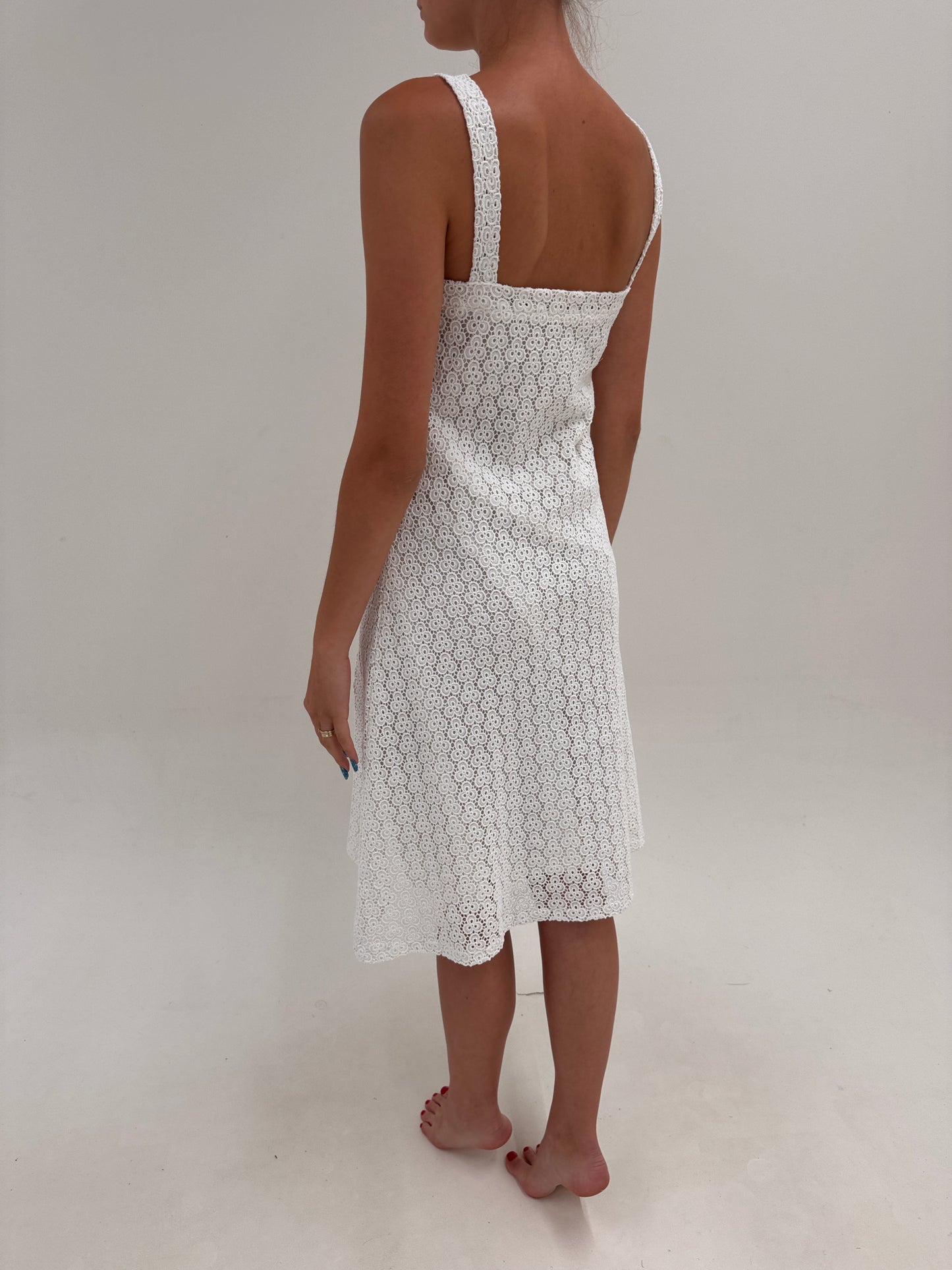 Rochie excepțională integral macrame lucrat manual
