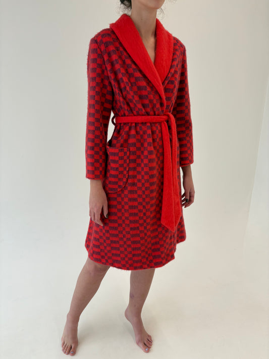 Halat vintage super călduros și pufos din lana extrafina