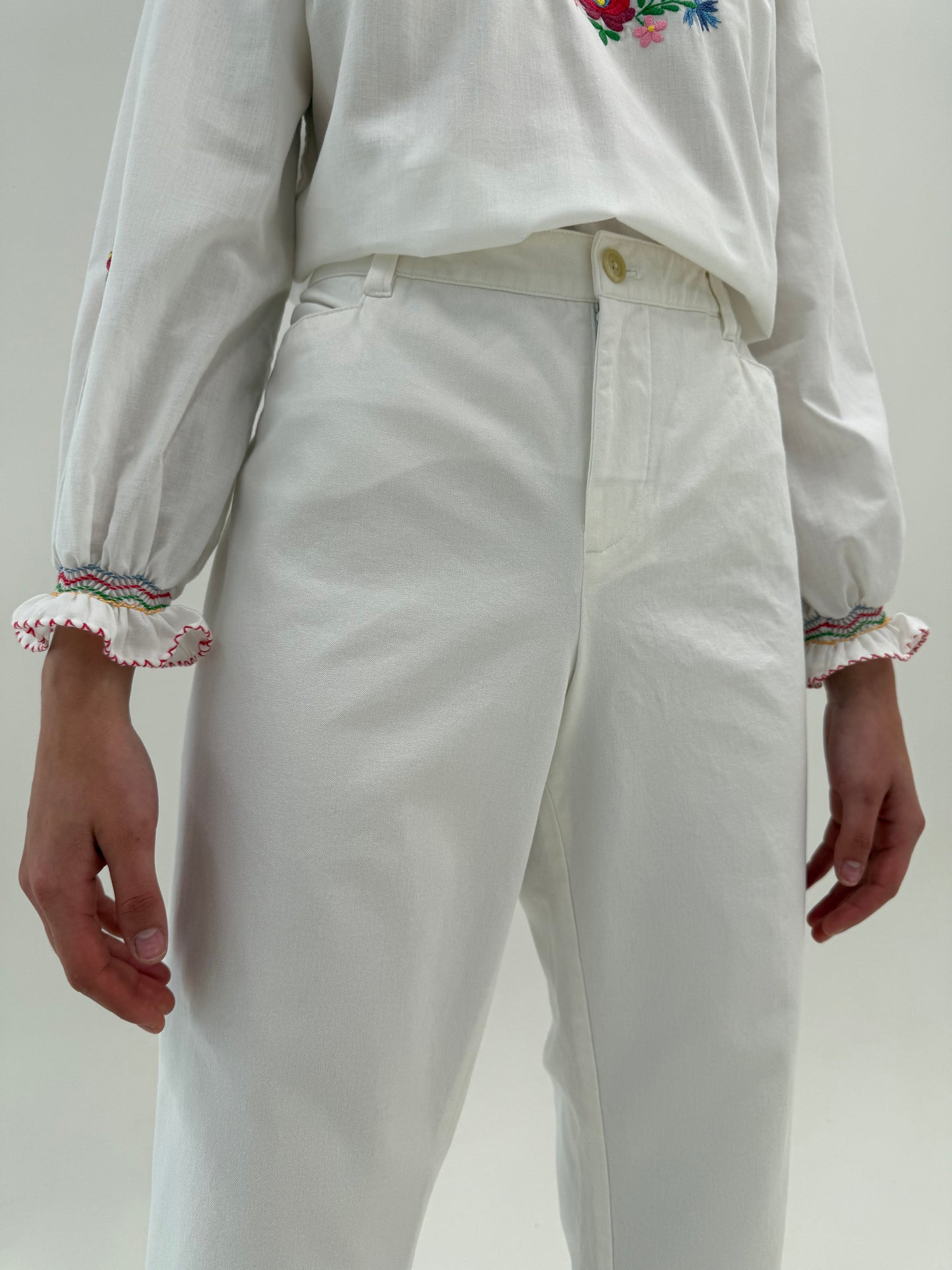 Pantaloni ultra confort Ralph Lauren butter white