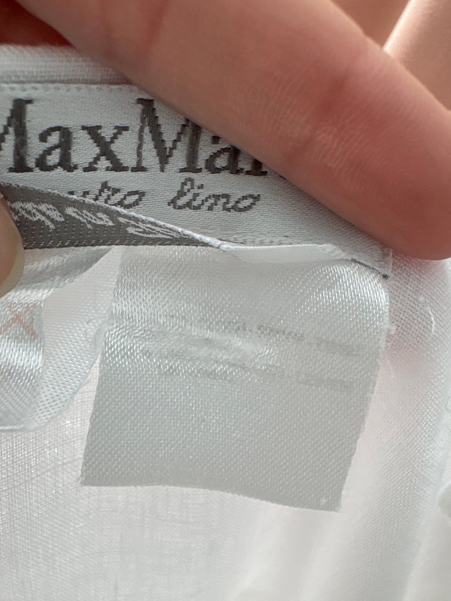 Rochie Max Mara din in pur în croi minimalist cu buzunare
