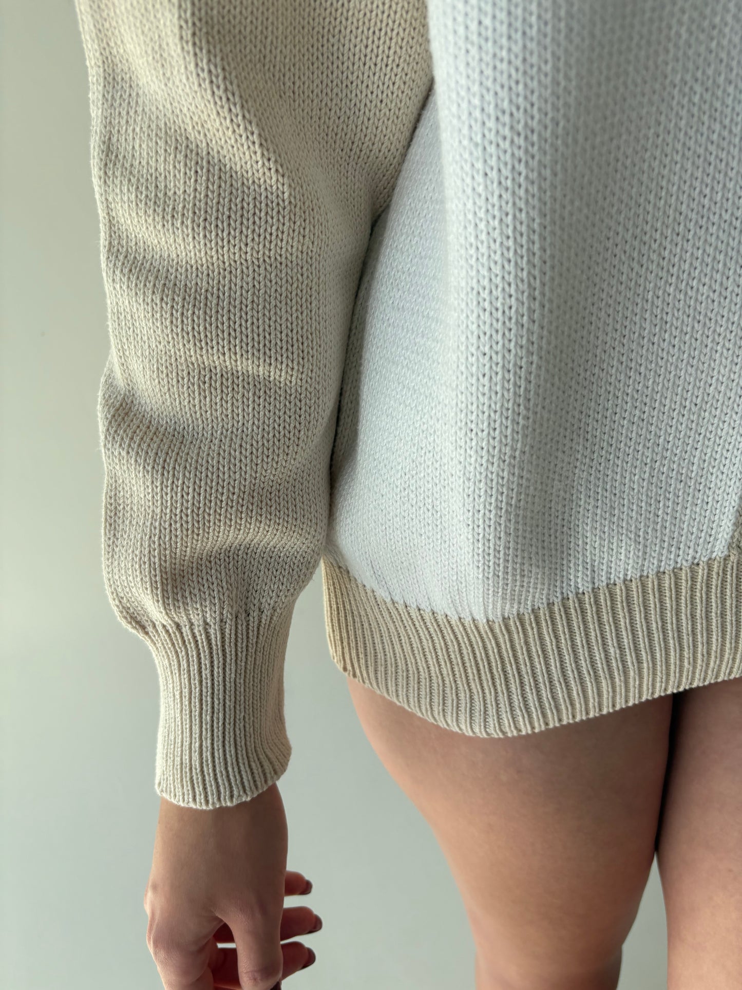 Bluză vintage premium italiană din jerse de gramaj mare