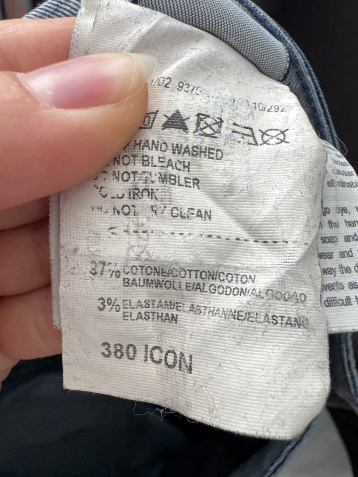 Jeans luxury ultra confort Trussardi classic fit and wash ușor modelatori