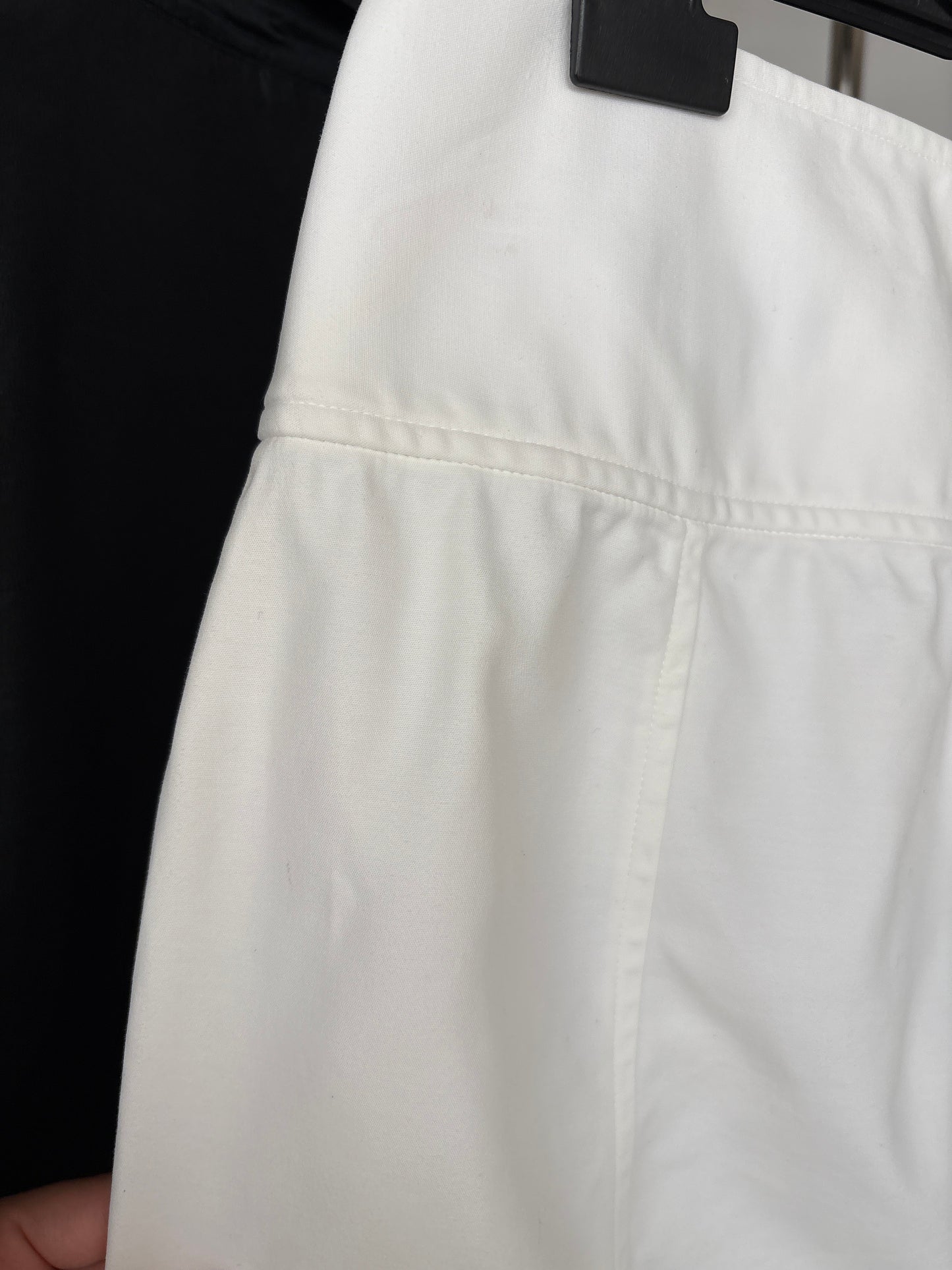 Fustă Ralph Lauren cu talie ultra marcată din bumbac premium ușor modelator