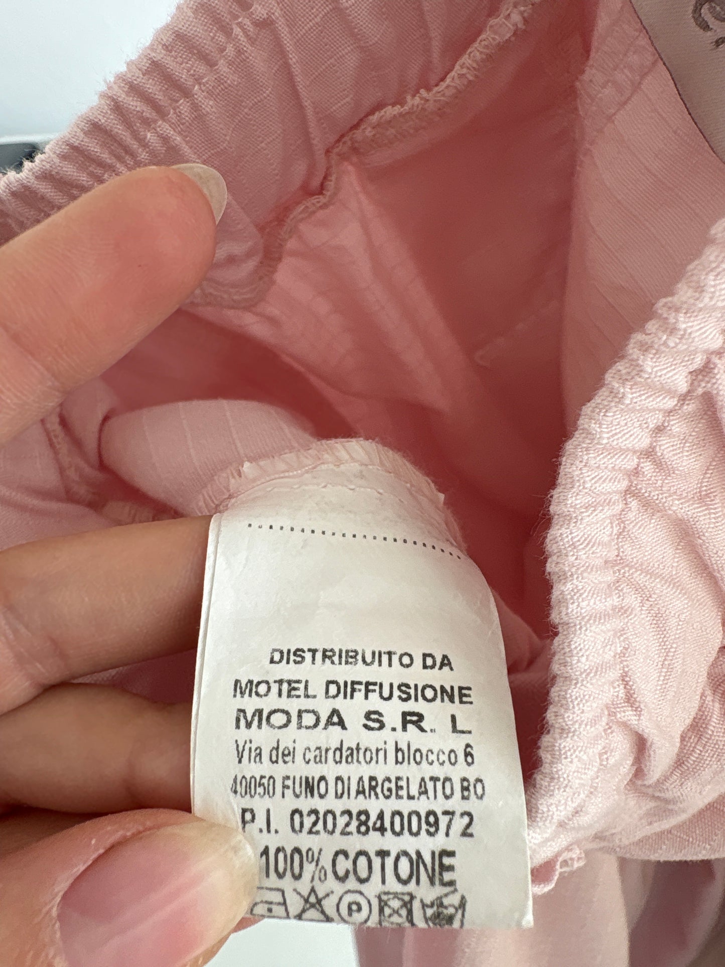 Pantaloni petite cu influențe sport powder Pink din pânză de bumbac