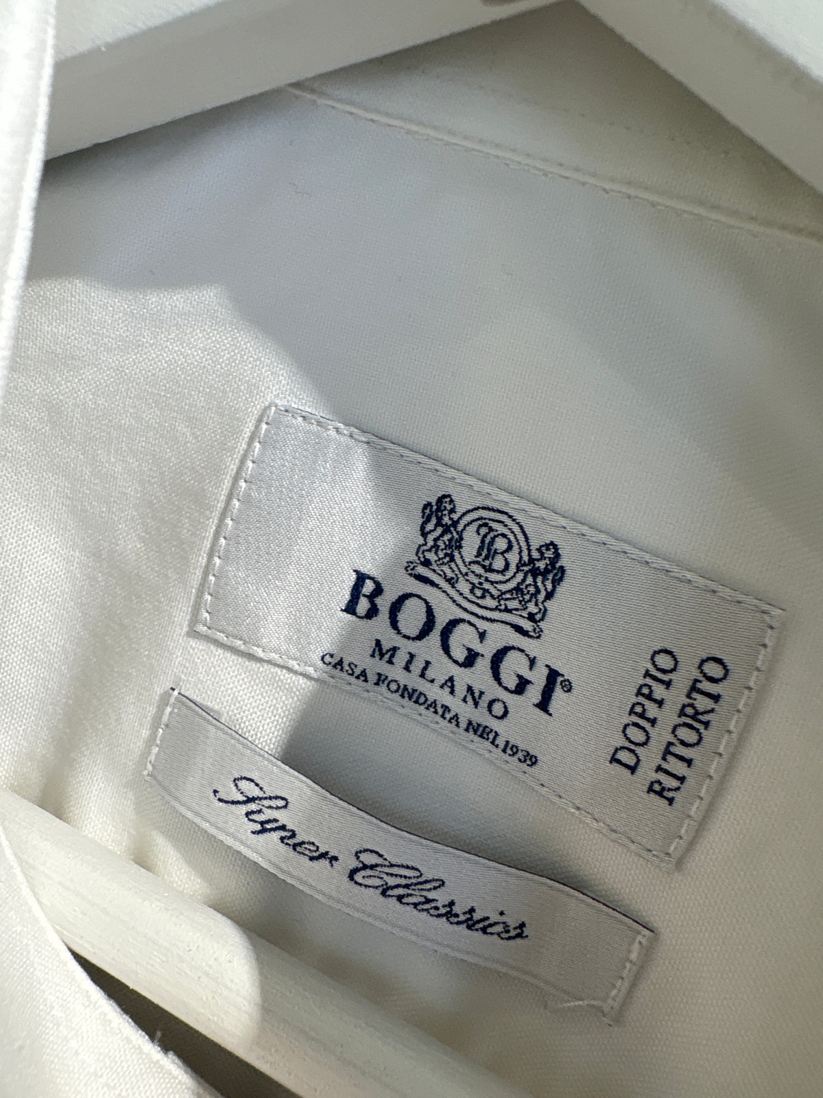 Cămașa premium italiană petite cu butoni din poplin de bumbac