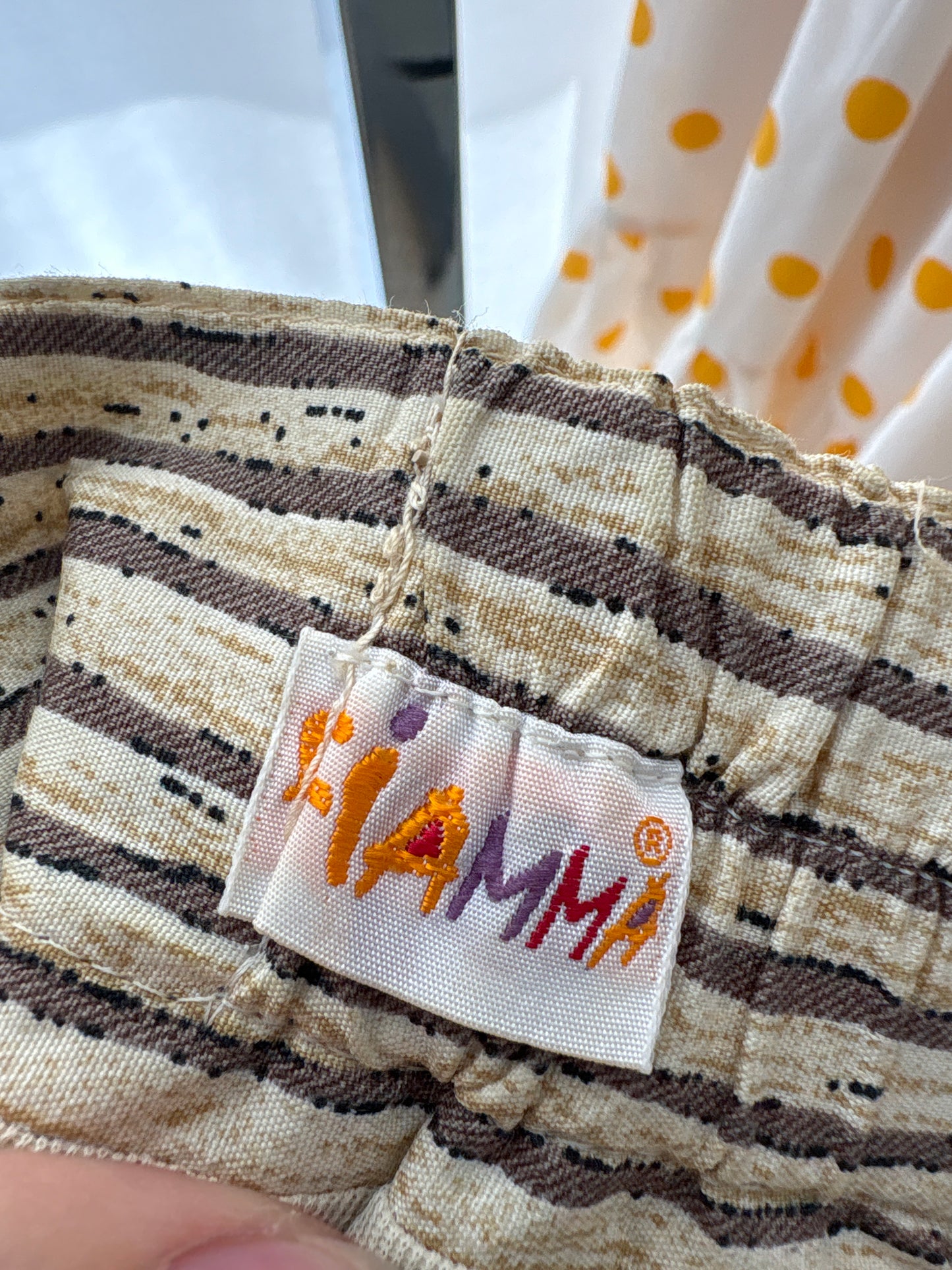Fustă maxi camel cu dungi care au lait super vaporoasă cu talie ultra înaltă elastică
