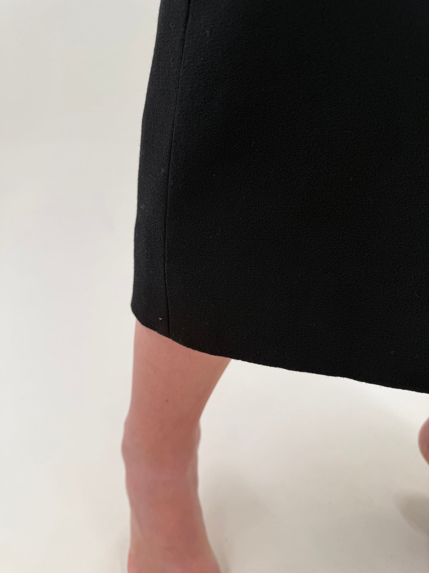 Fustă maxi din lana extrafina cu talie ultra înaltă de la zi la seară