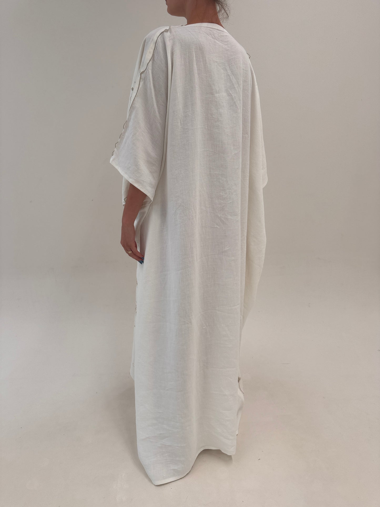 Kaftan bijuterie din in excepțional cu broderie manuală