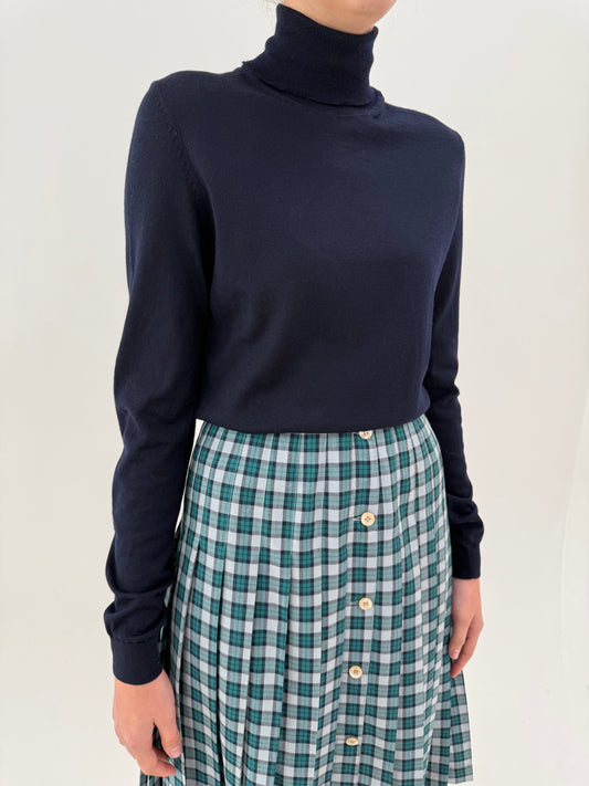 Maleta Hugo Boss Navy blue din lana extrafina tall