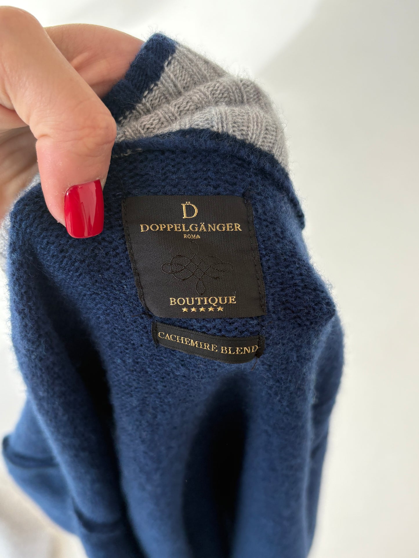 Maleta groasa / jacheta din lana extrafina și cașmir de gramaj mare