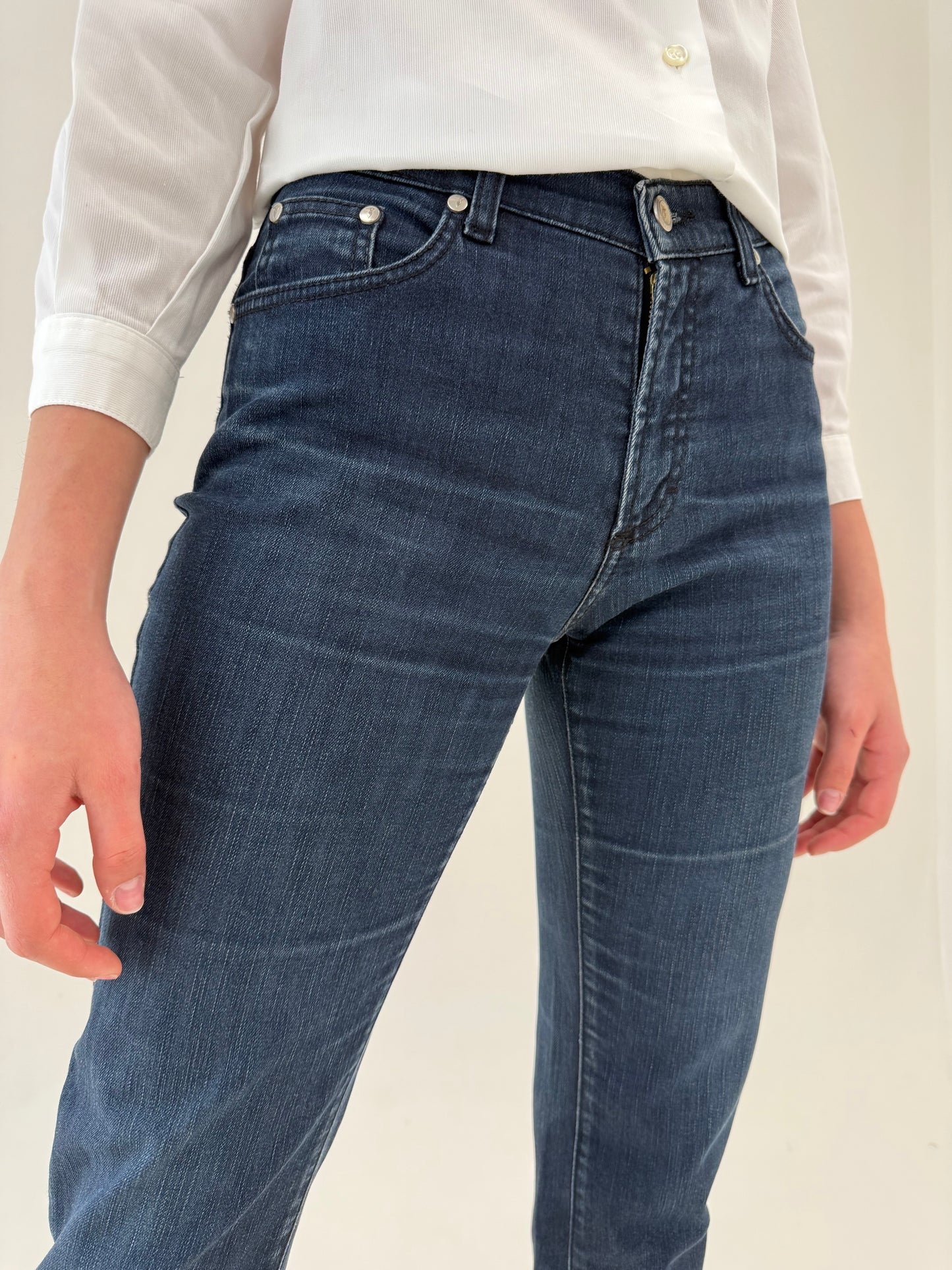 Jeans petite luxury Trussardi ultra confort dale wash